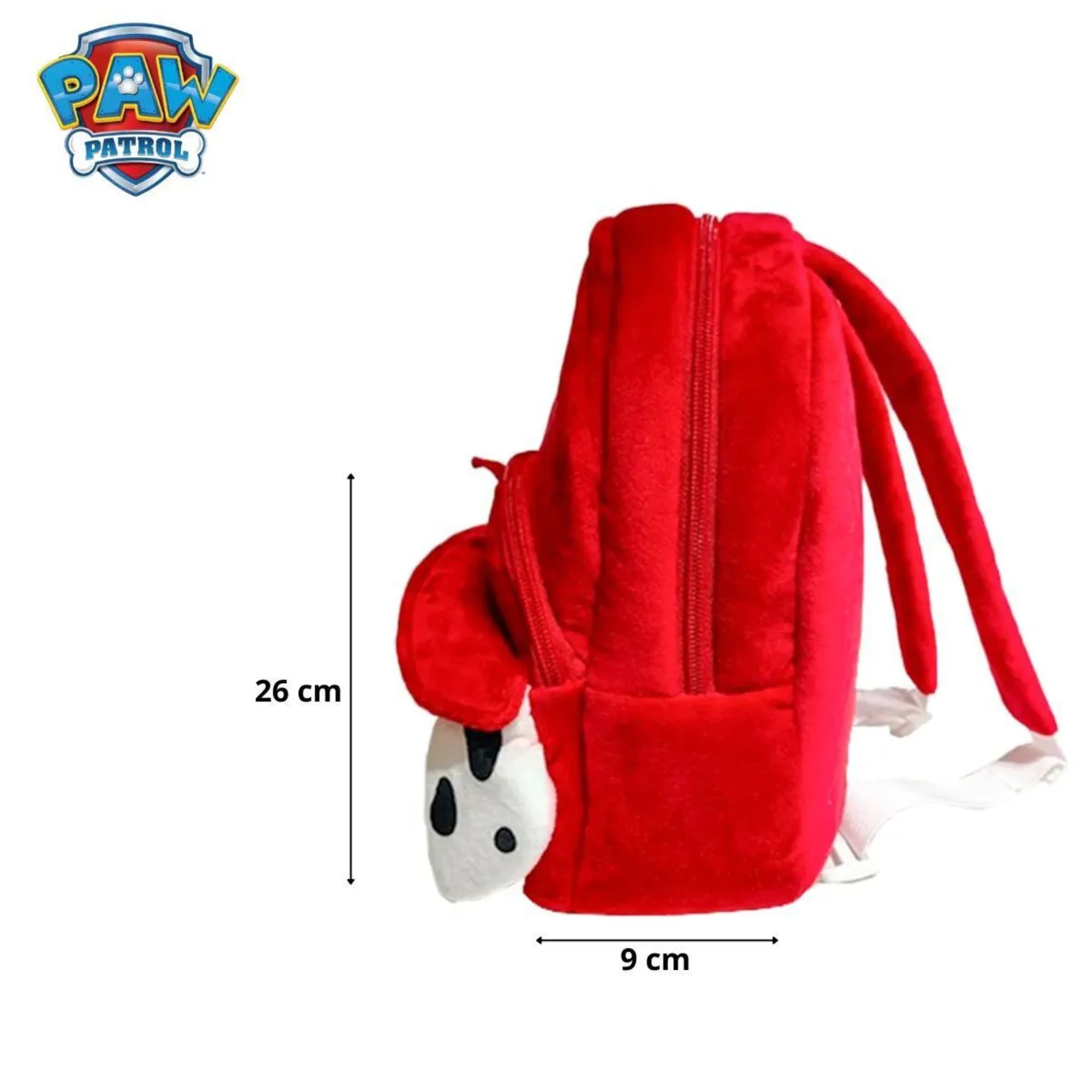 Mochila Infantil de Pelúcia do Marshall com Ziper - Patrulha Canina - Paw Control - Candide 2830