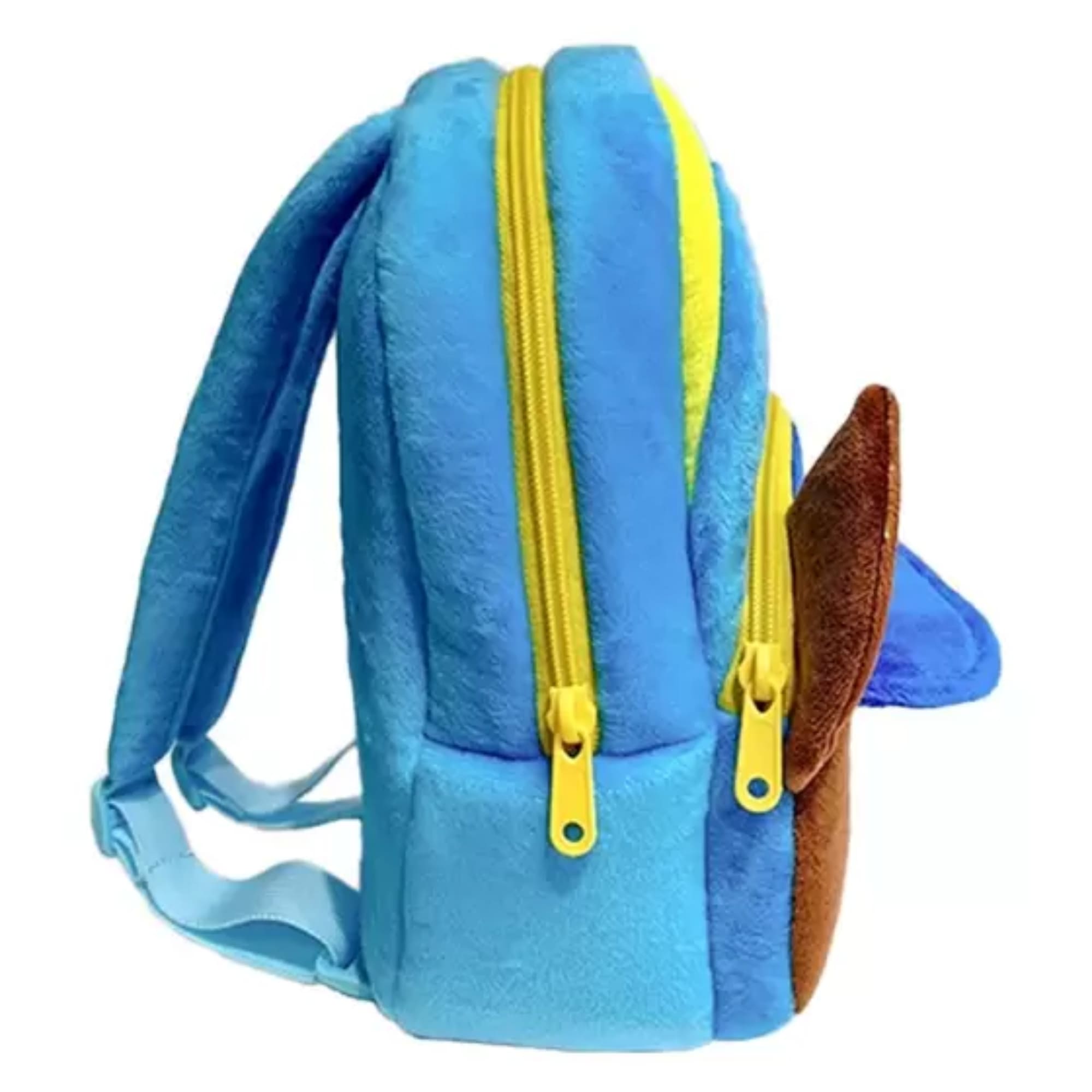 Mochila Infantil de Pelúcia do Chase com Ziper - Patrulha Canina - Paw Control - Candide 2832