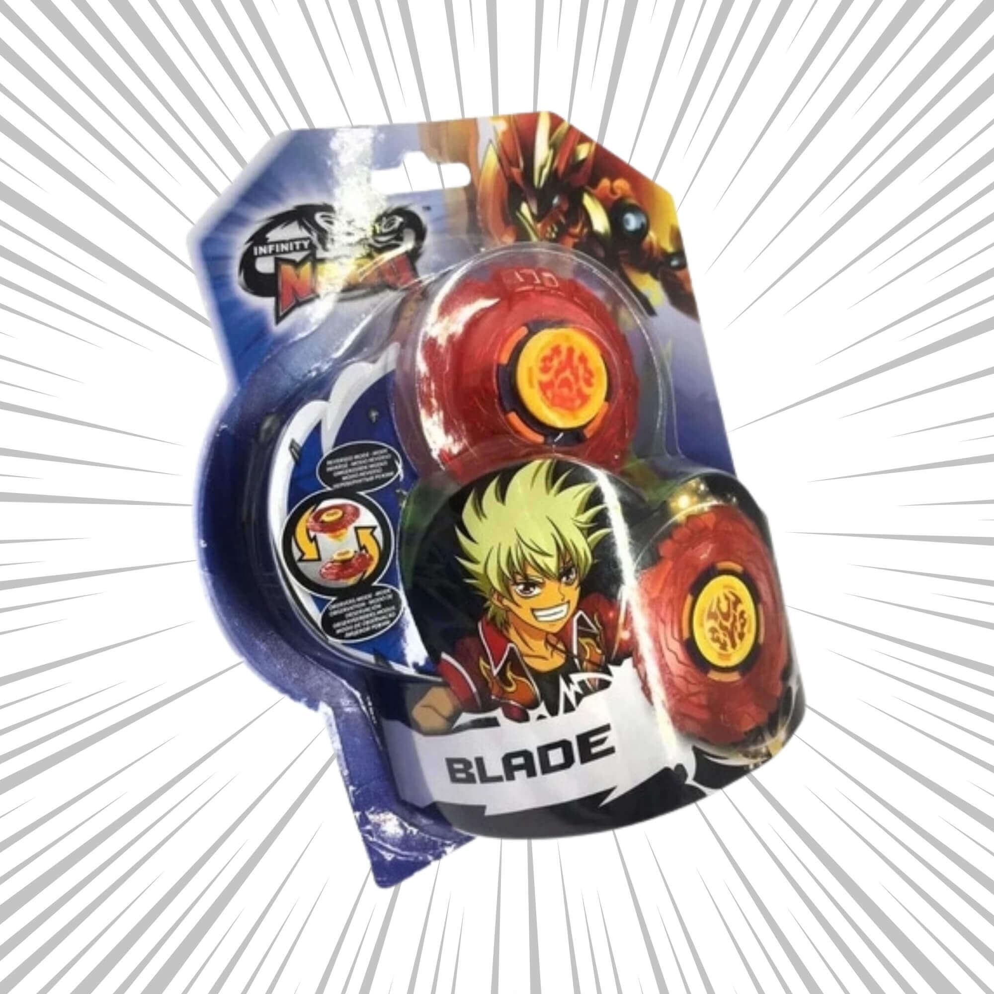 Brinquedo Infantil Pião Infinity Nado Plastic Series Cores Sortidas Candide - 3900