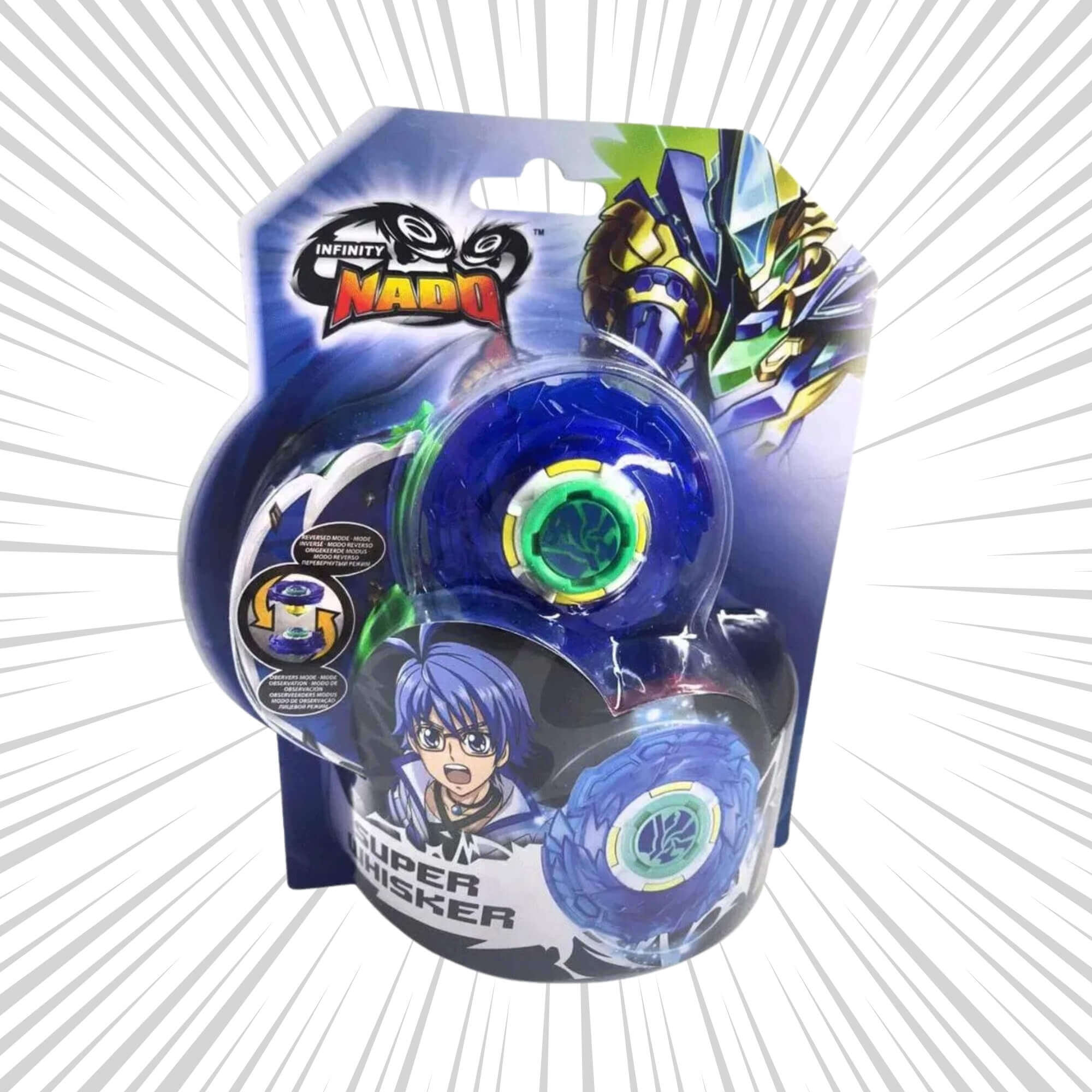 Brinquedo Infantil Pião Infinity Nado Plastic Series Cores Sortidas Candide - 3900