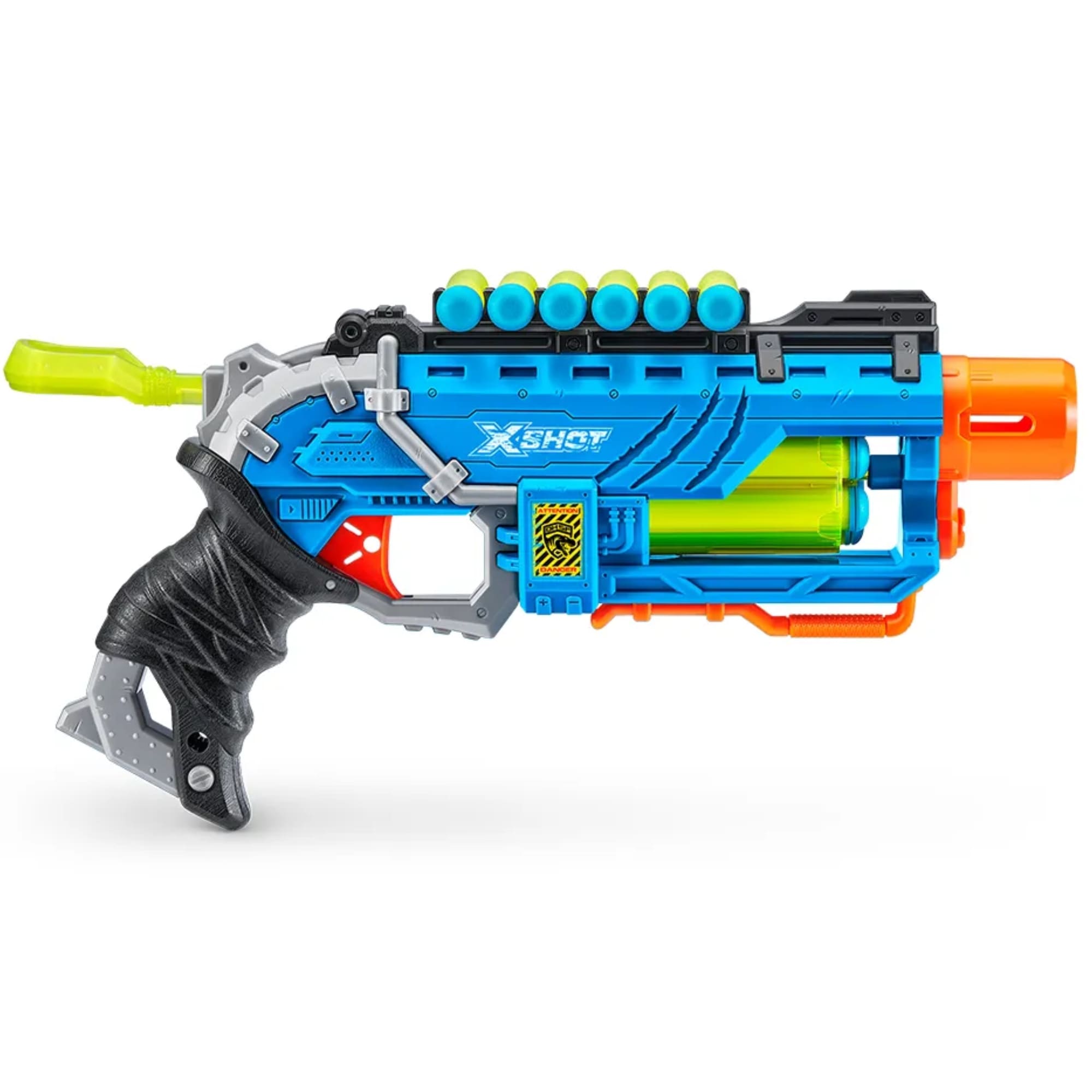 Brinquedo Lançador De Dardos Xshot Dino Attack Dino Striker Blue - Candide 5572