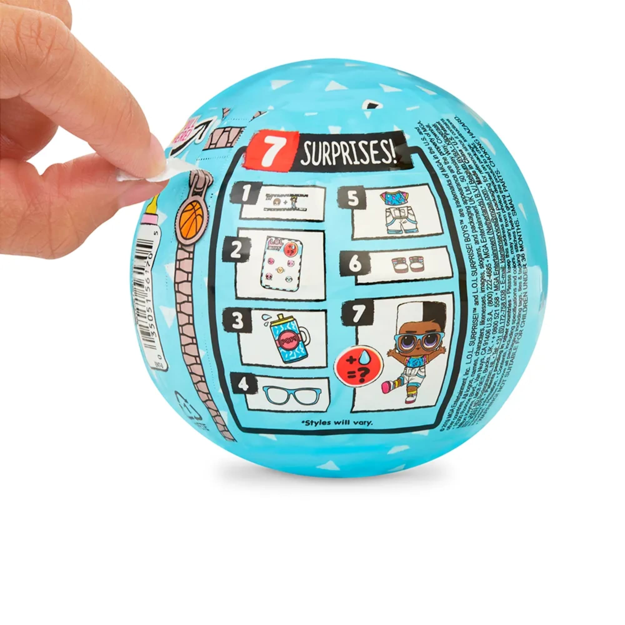 Brinquedo Boneco LOL Boys Surprise - Boneco LOL que muda de cor - Candide 8926