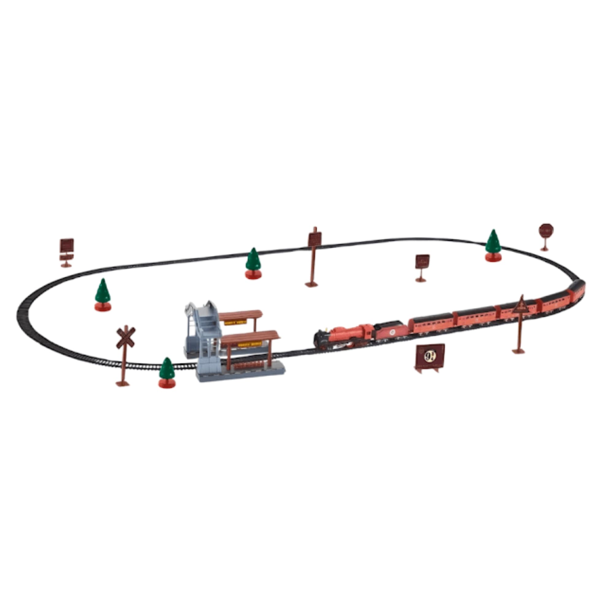 Brinquedo Ferrovia Mágica do Harry Potter - Expresso de Hogwarts - 37 Peças - Candide 37002