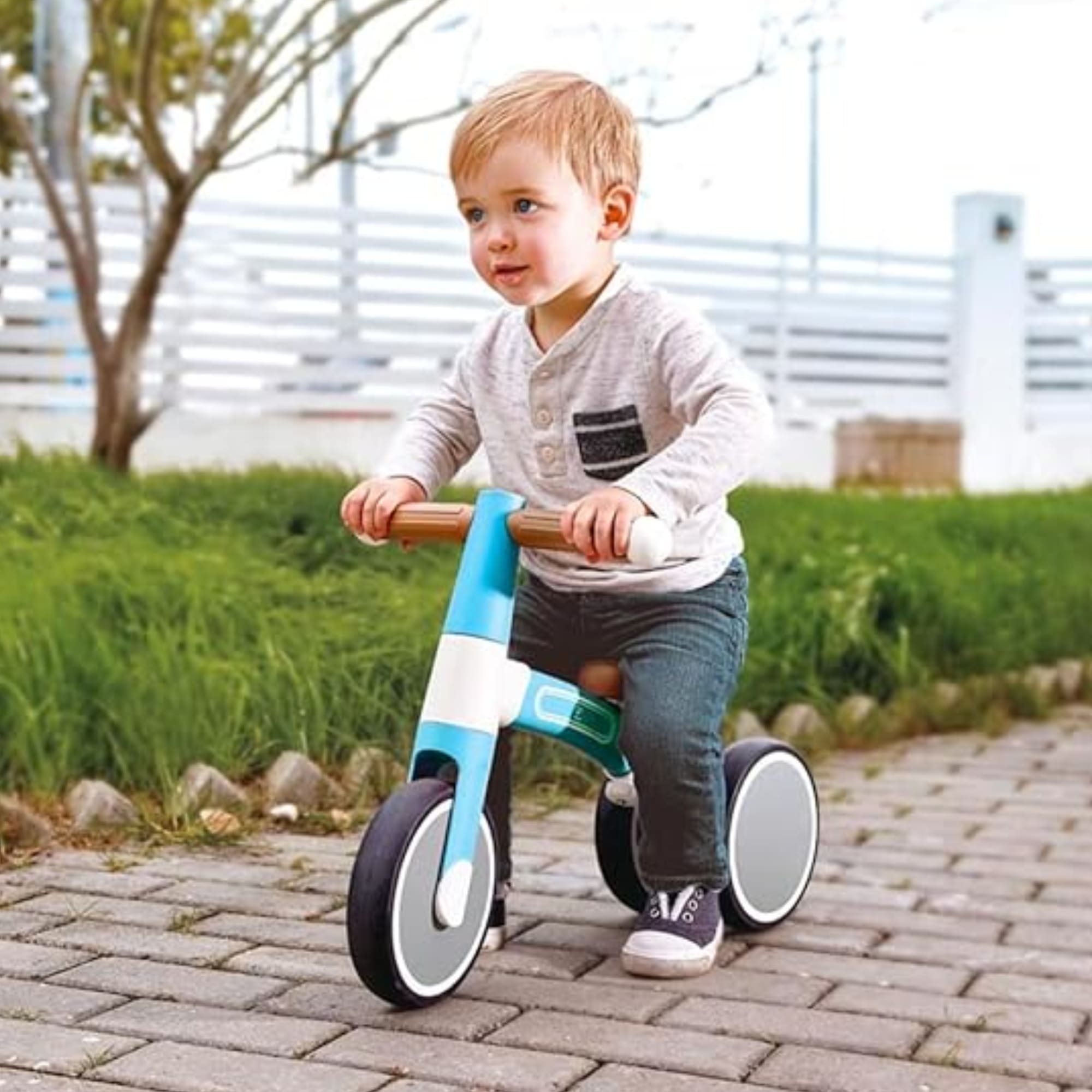 Bicicleta Infantil de Equilíbrio - Minha Primeira Bicicleta de Equilíbrio Azul Hape Xalingo 67510