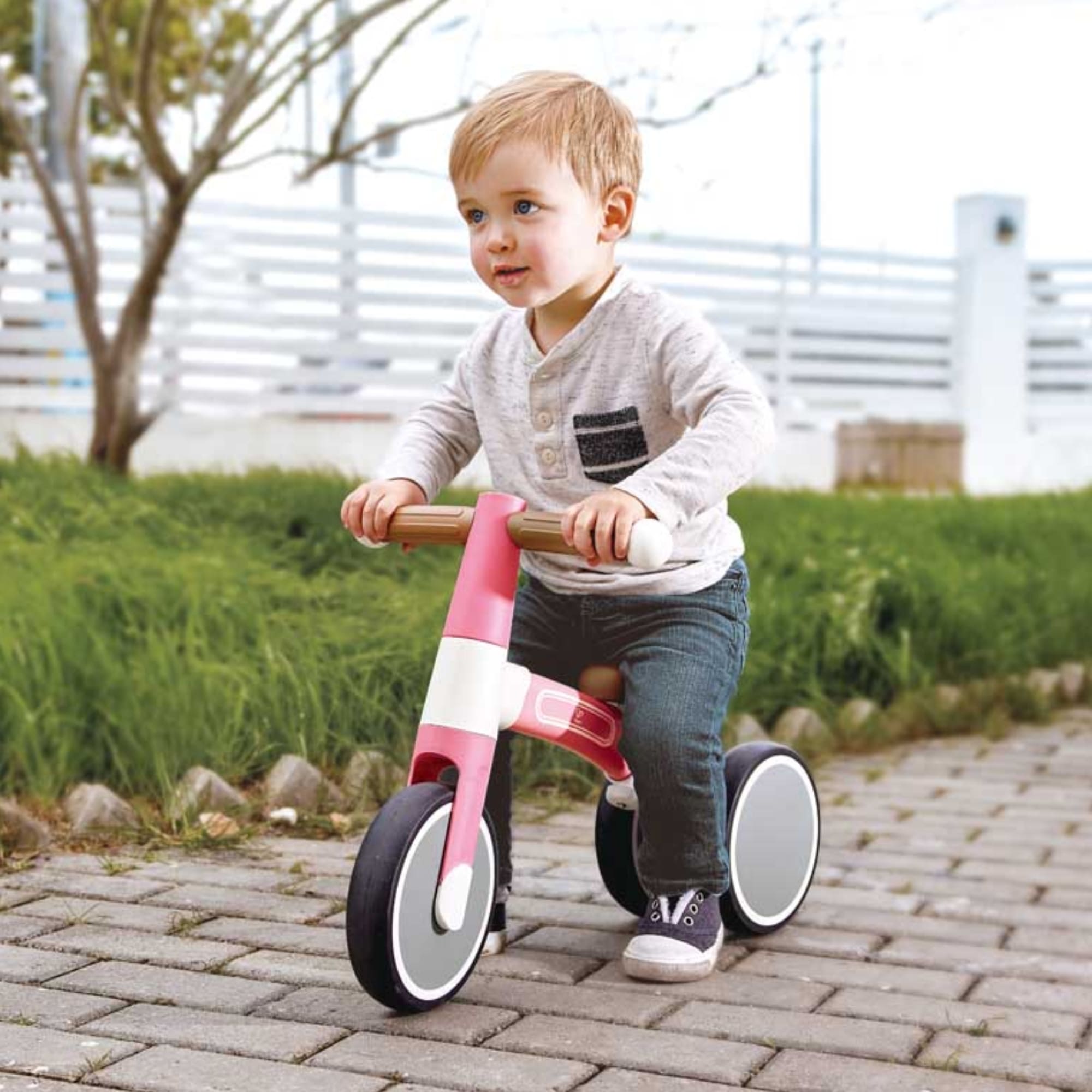 Bicicleta Infantil de Equilíbrio - Minha Primeira Bicicleta de Equilíbrio Rosa Hape Xalingo 67521