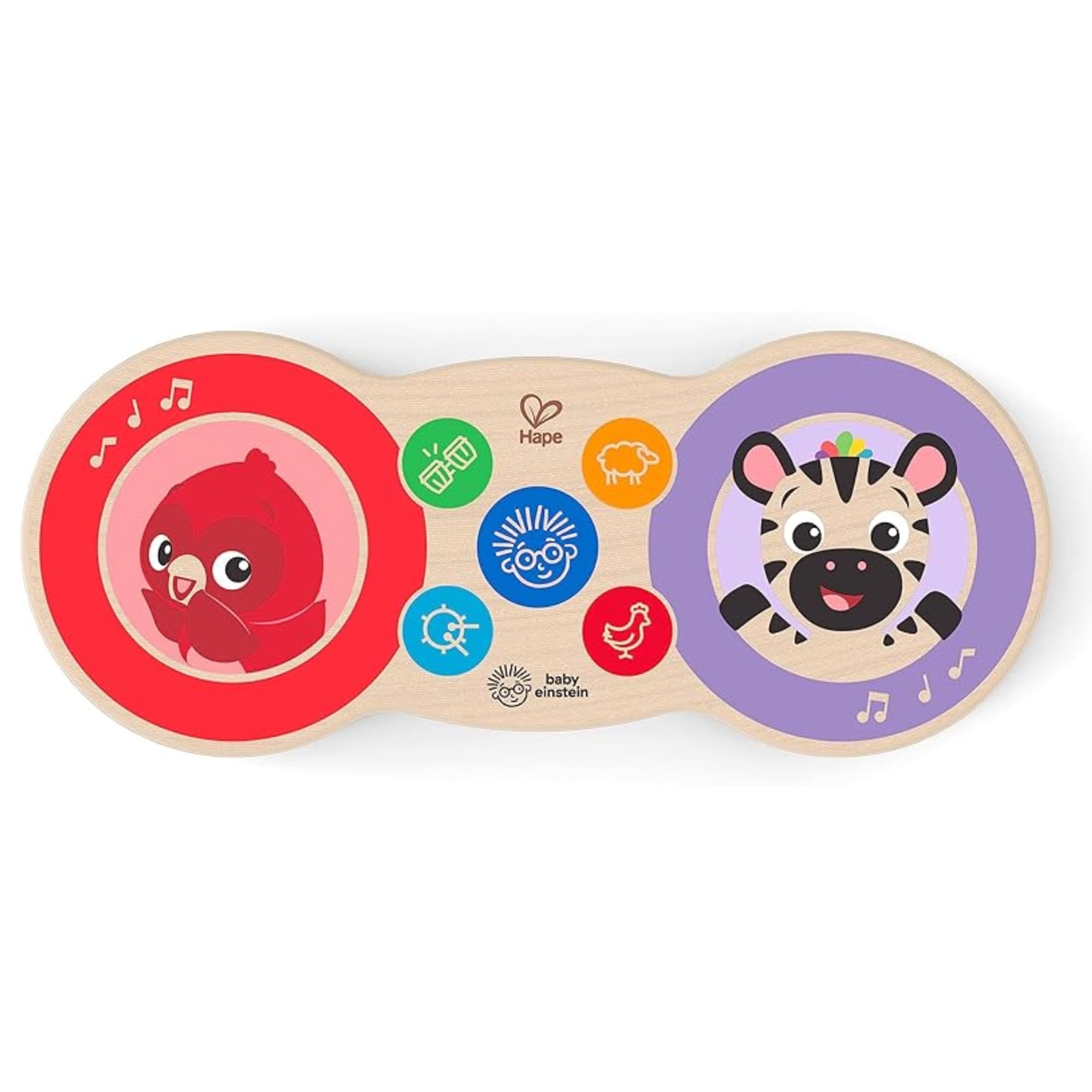 Brinquedo Bongô Tambor Musical Colorido Infantil com Som - Magic Touch - Hape Xalingo 67687
