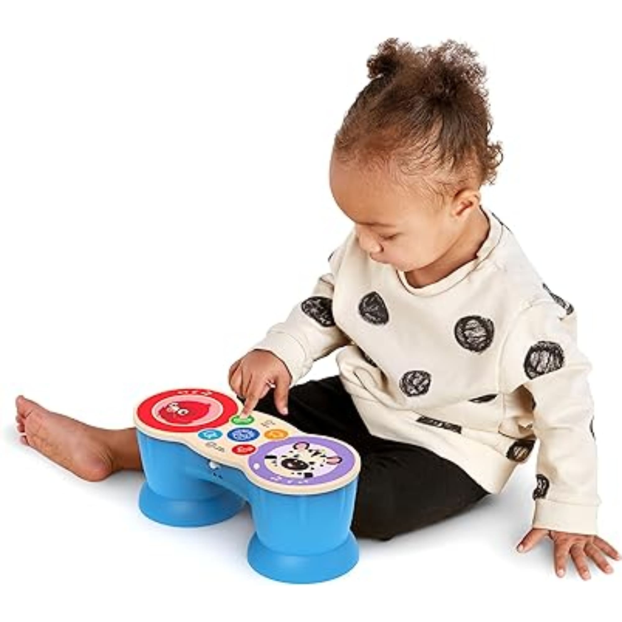 Brinquedo Bongô Tambor Musical Colorido Infantil com Som - Magic Touch - Hape Xalingo 67687