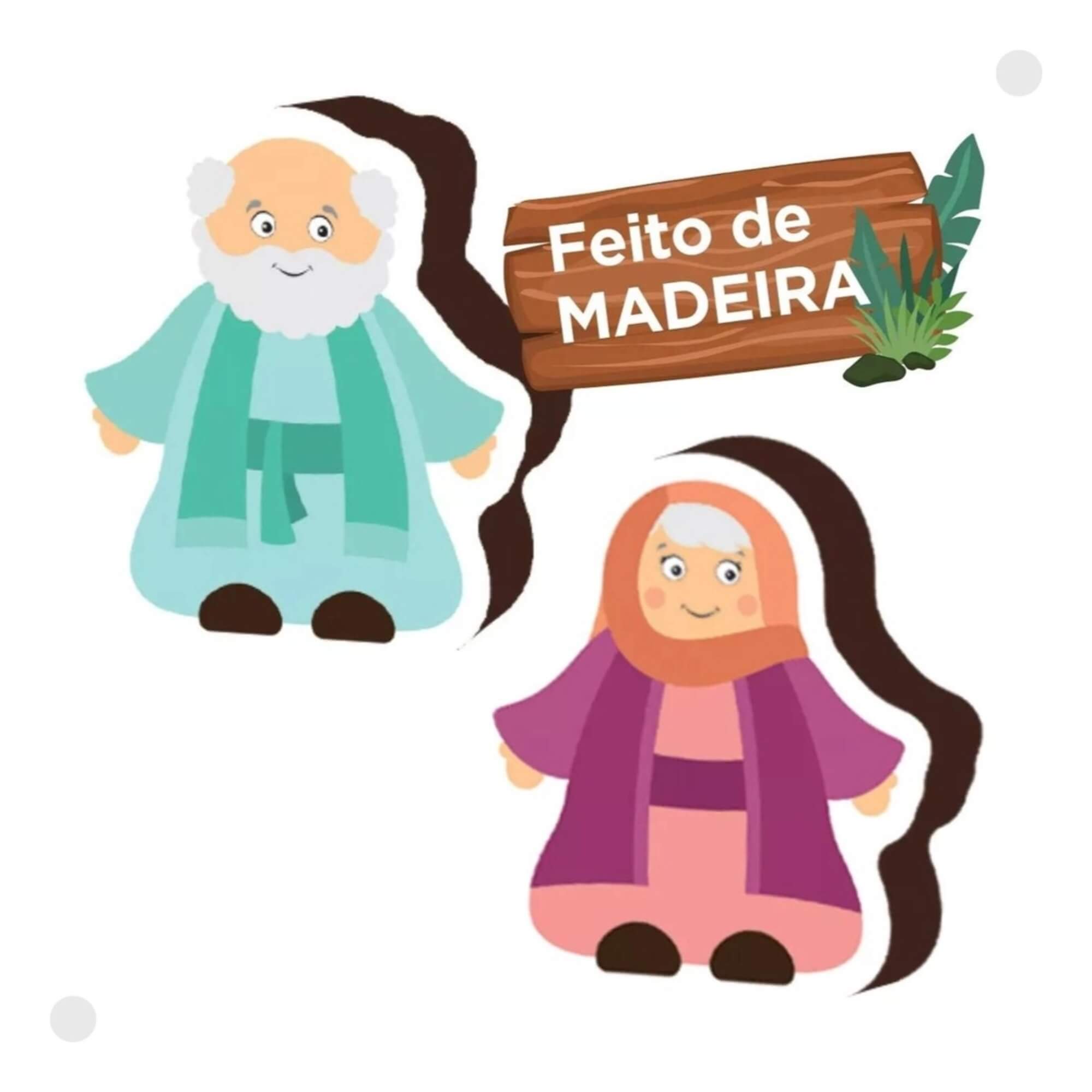 Brinquedo de Madeira Arca de Noé 34 Peças Bebê Encaixe as Formas Nig - 0475