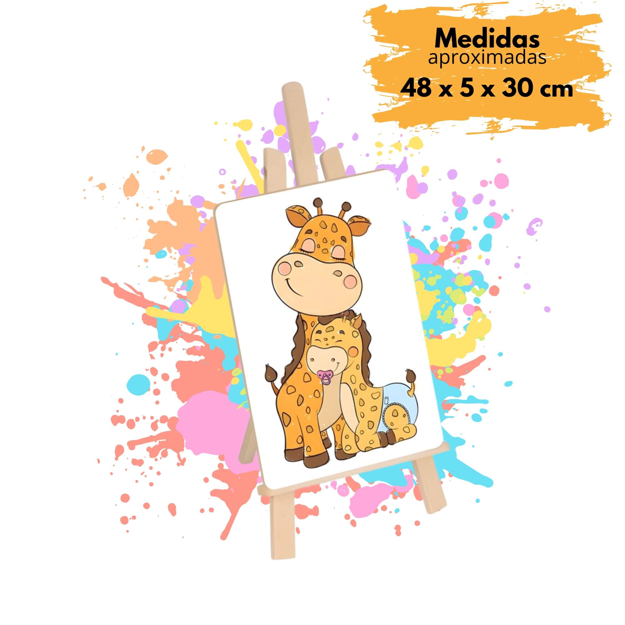 Brinquedo Infantil Kit de Pintura Infantil Mamãe & Bebê Nig - 0442