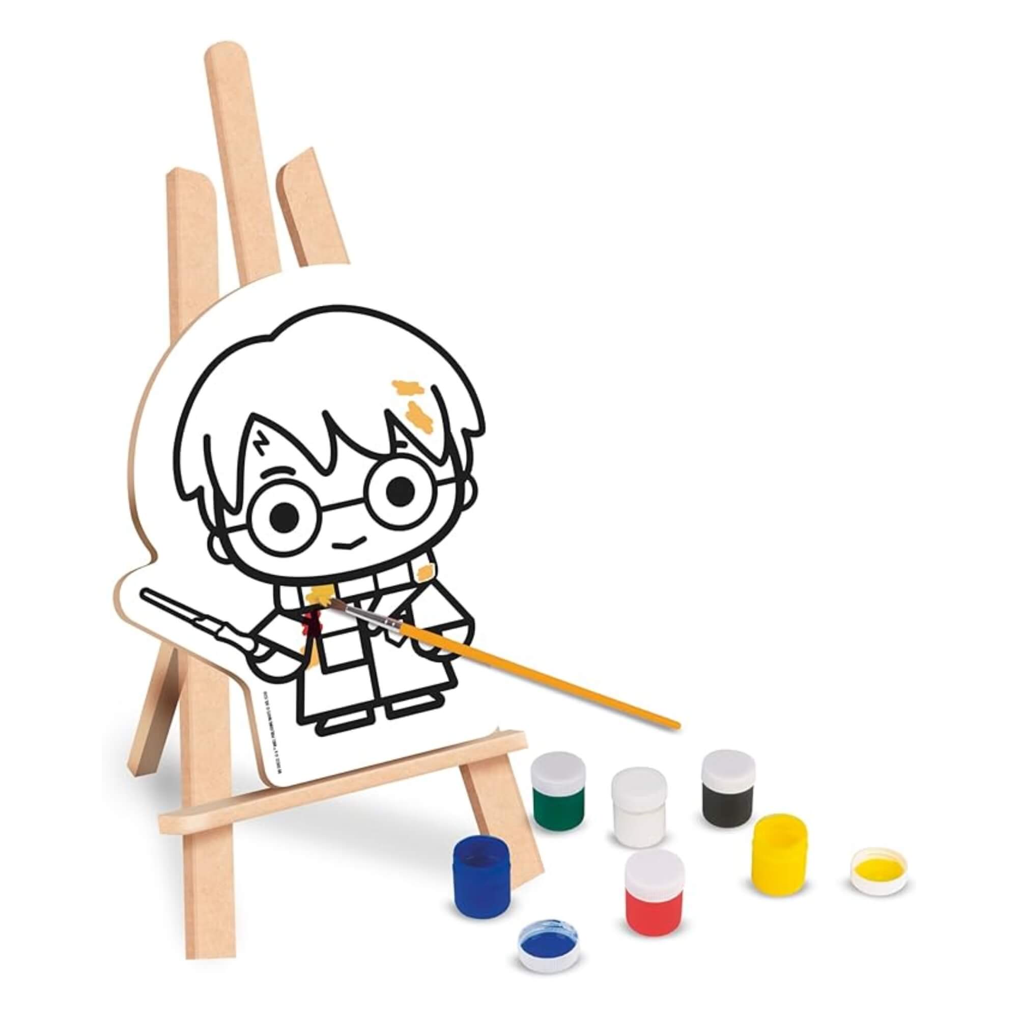 Brinquedo Infantil Kit Pintura Harry Potter com Cavalete e Telas Nig - 0590