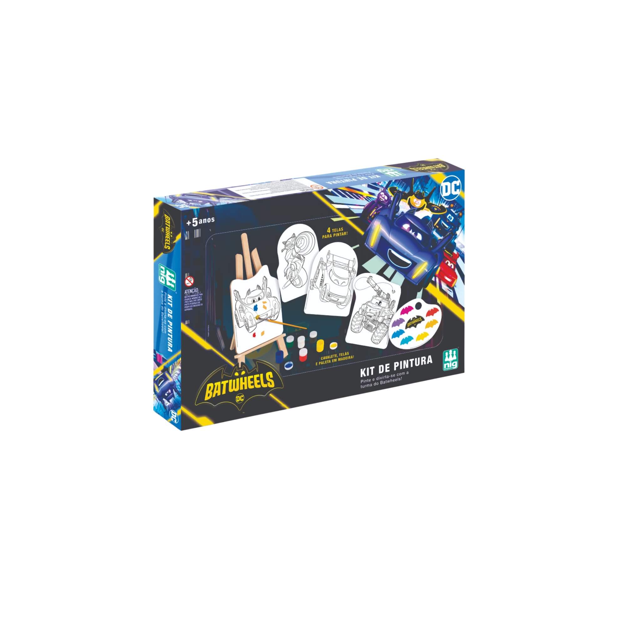Brinquedo Kit de Pintura Infantil Batwheels Nig - 0662