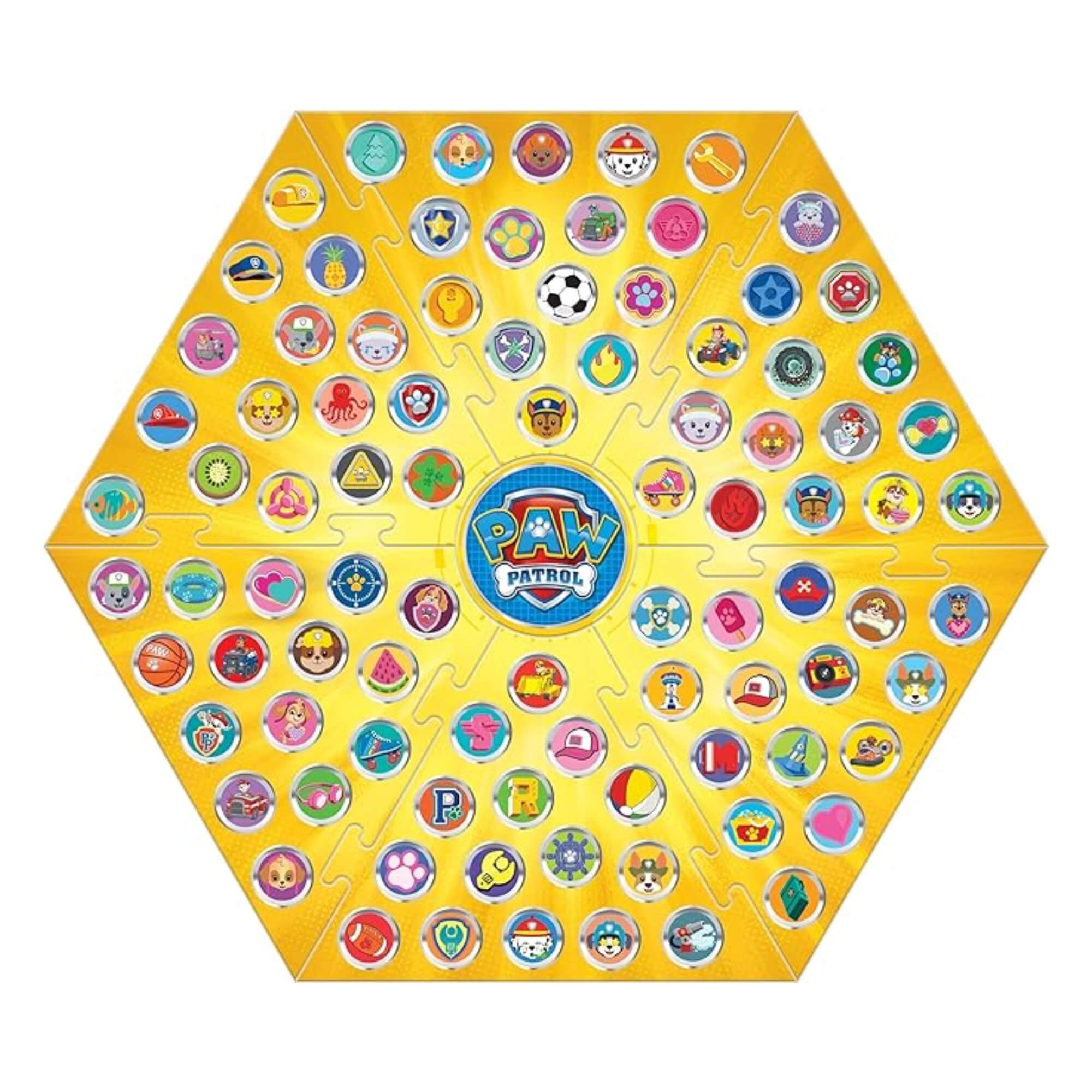 Brinquedo Infantil Jogo Achei Gigante Patrulha Canina 90 Fichas Nig - 0213
