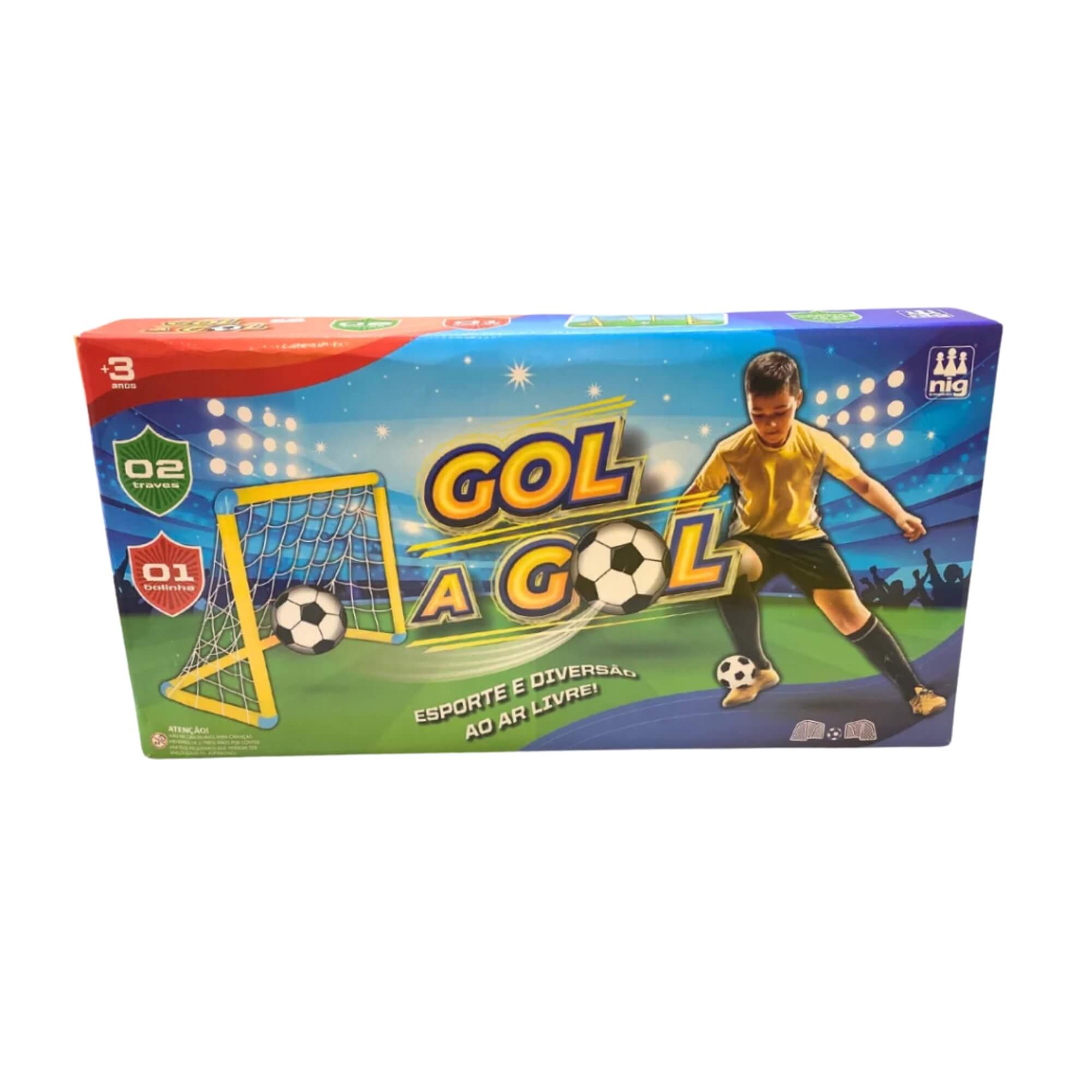 Brinquedo Infantil Jogo de Futebol Infantil Gol a Gol Nig - 0329