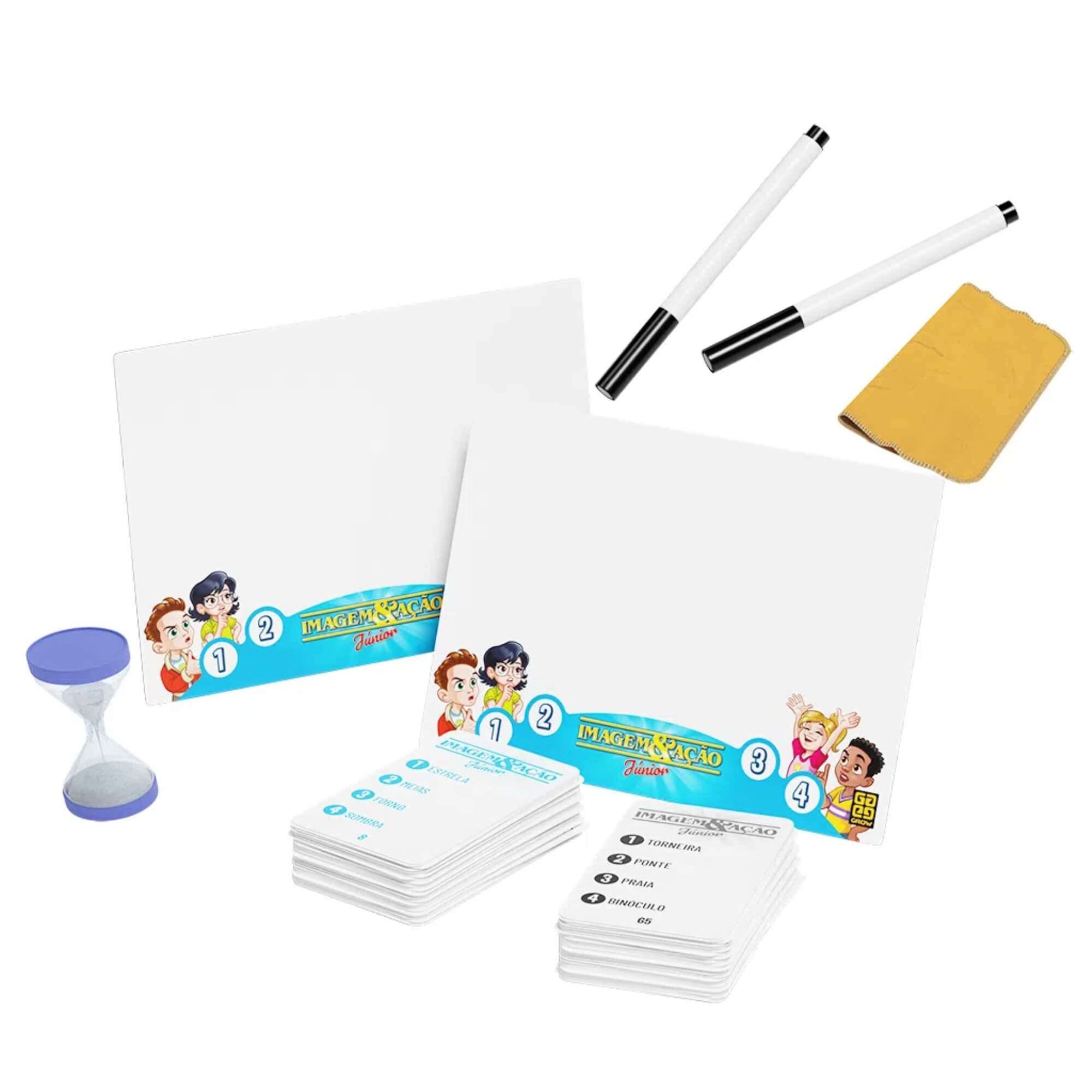 Brinquedo Infantil Jogo de Desenho e Adivinhação Imagem e Ação Junior Grow - 01710