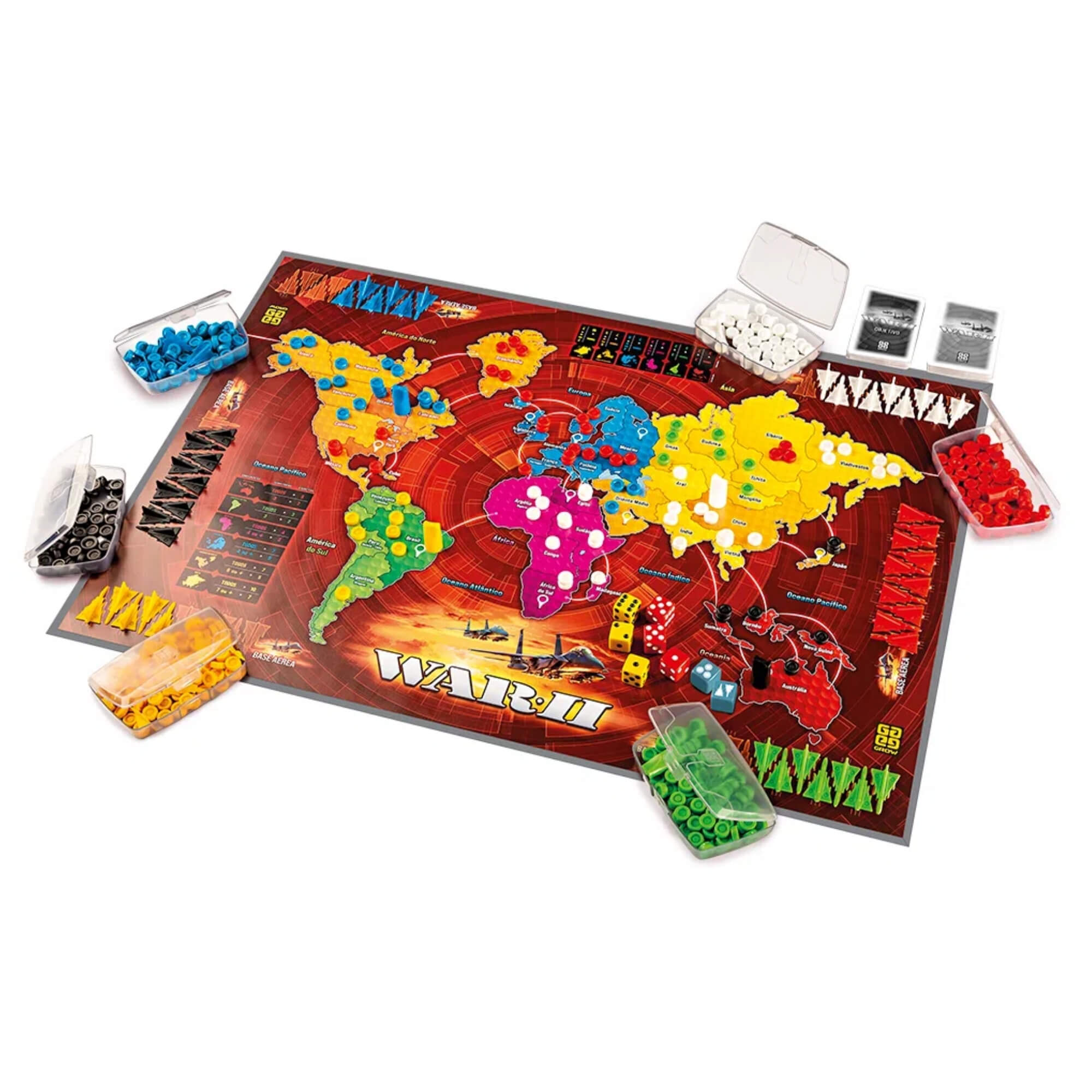 Brinquedo Infantil Jogo de Estratégia War II Grow - 01780