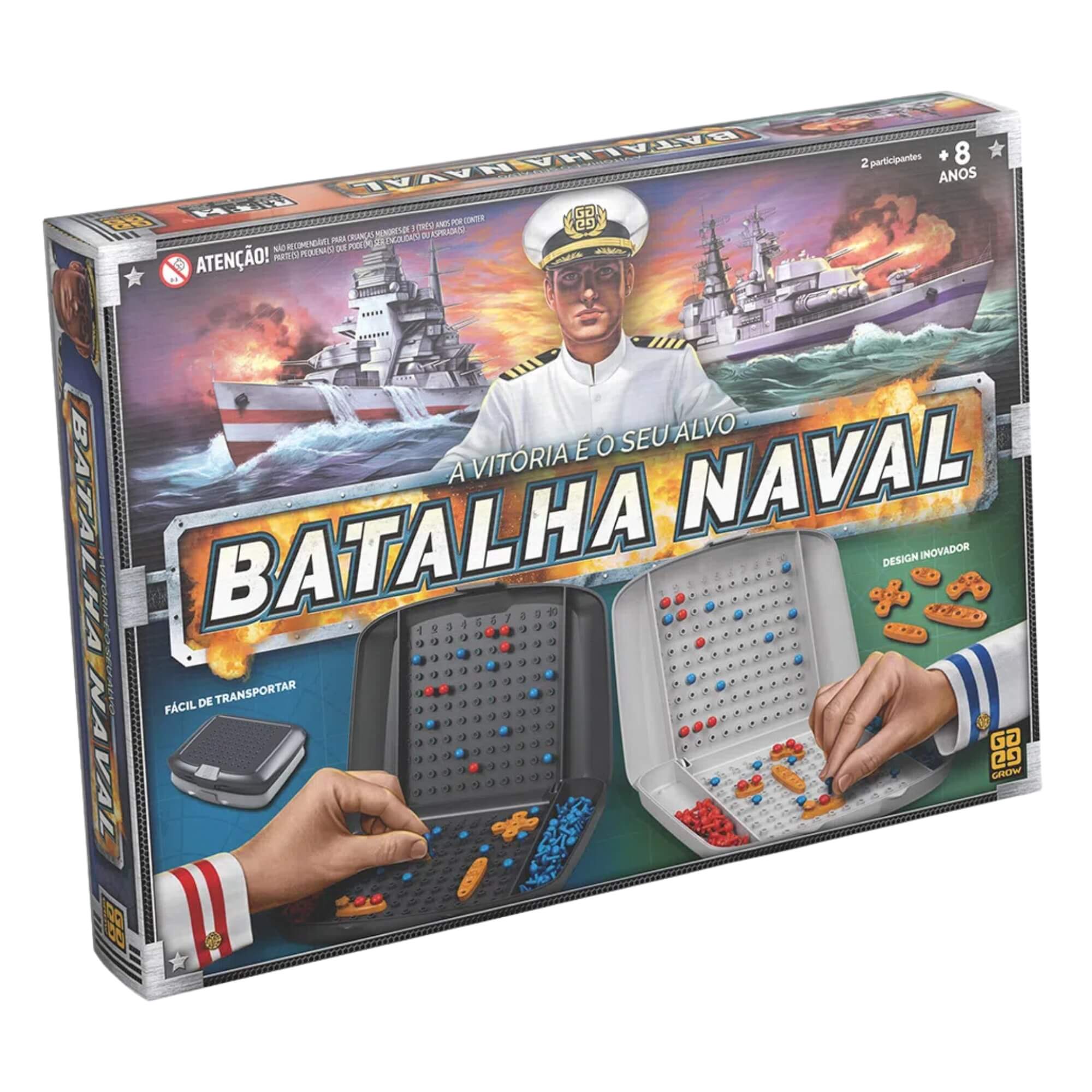 Brinquedo Infantil Jogo de Estratégia Batalha Naval Grow - 01853