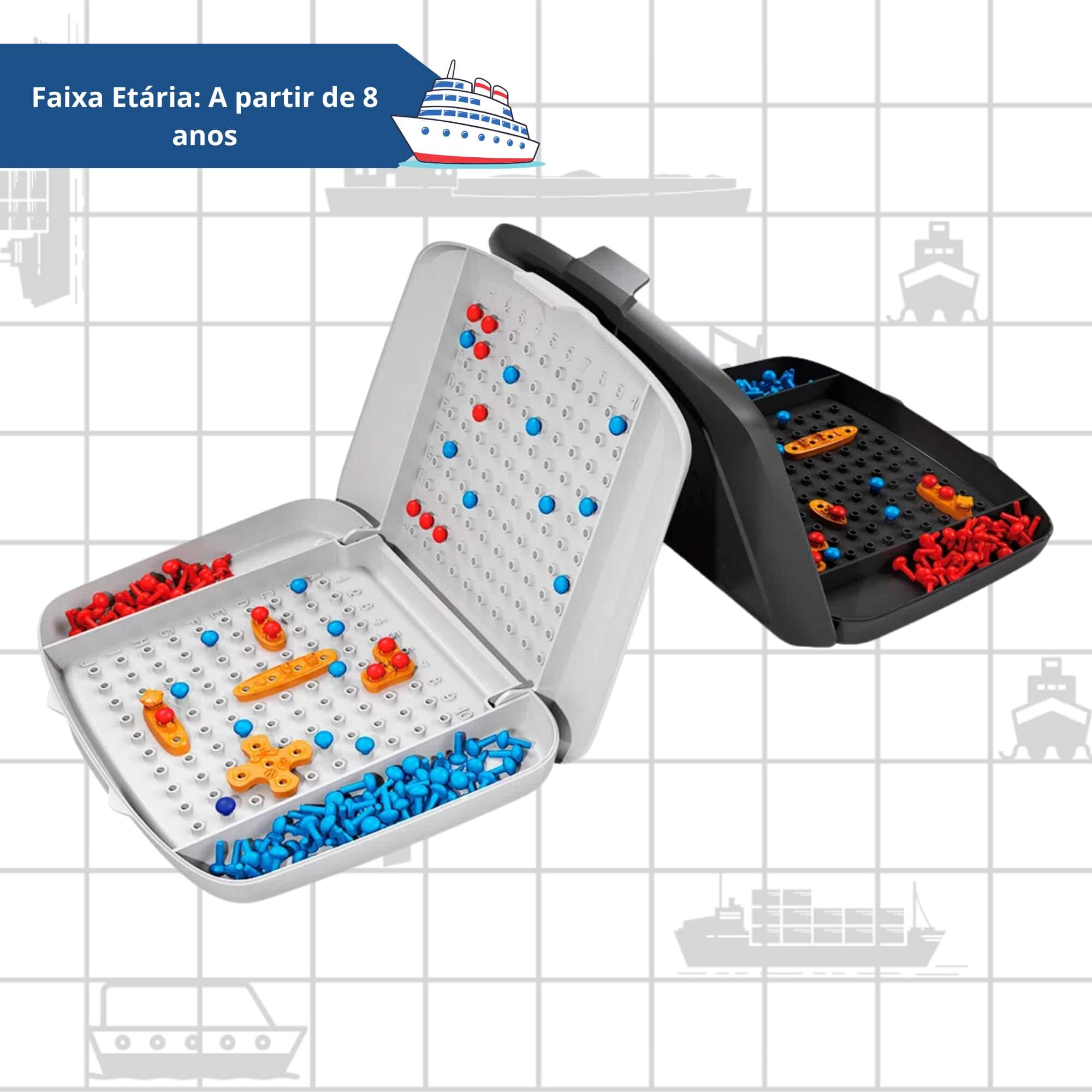 Brinquedo Infantil Jogo de Estratégia Batalha Naval Grow - 01853