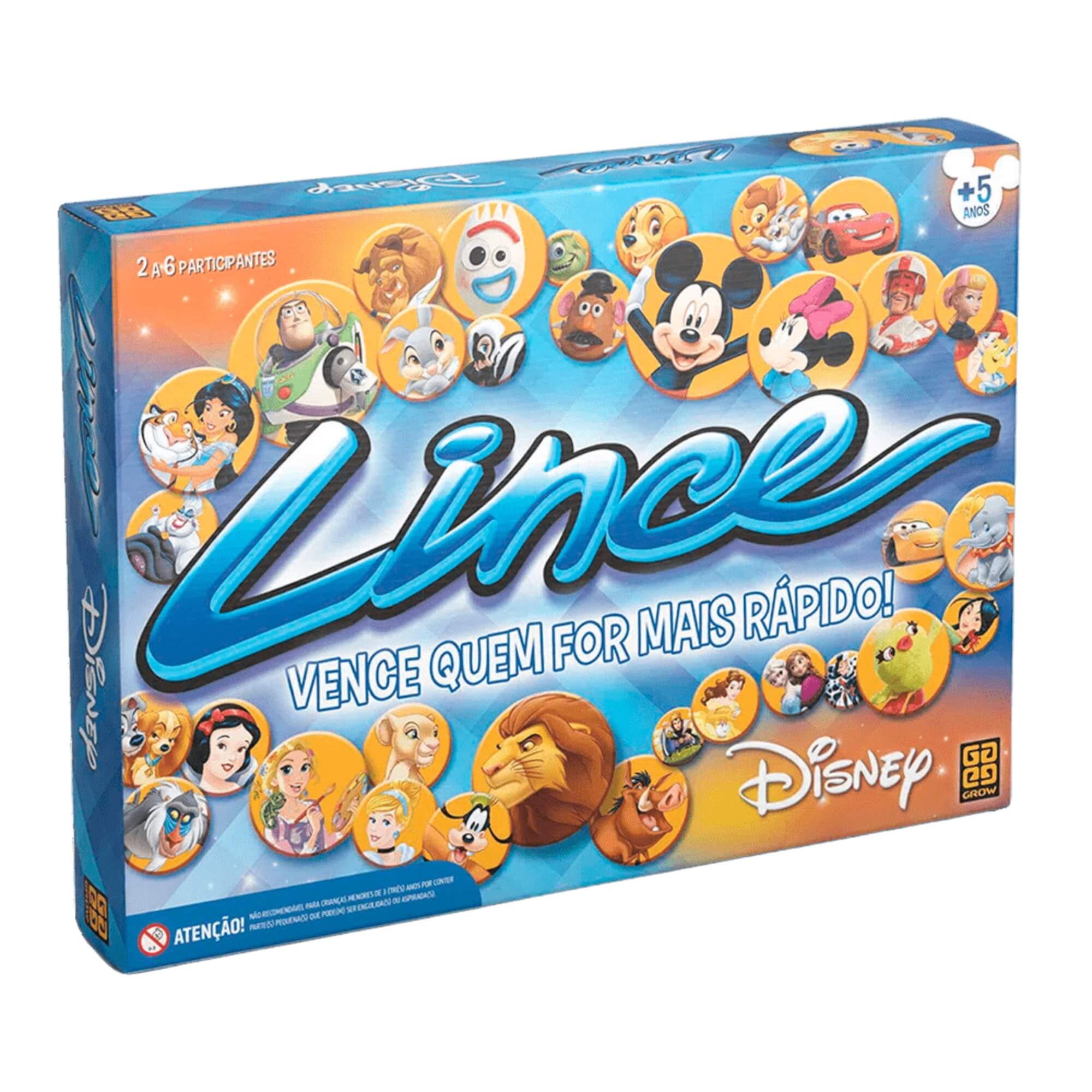 Brinquedo Jogo de Tabuleiro Lince Disney Grow - 02393