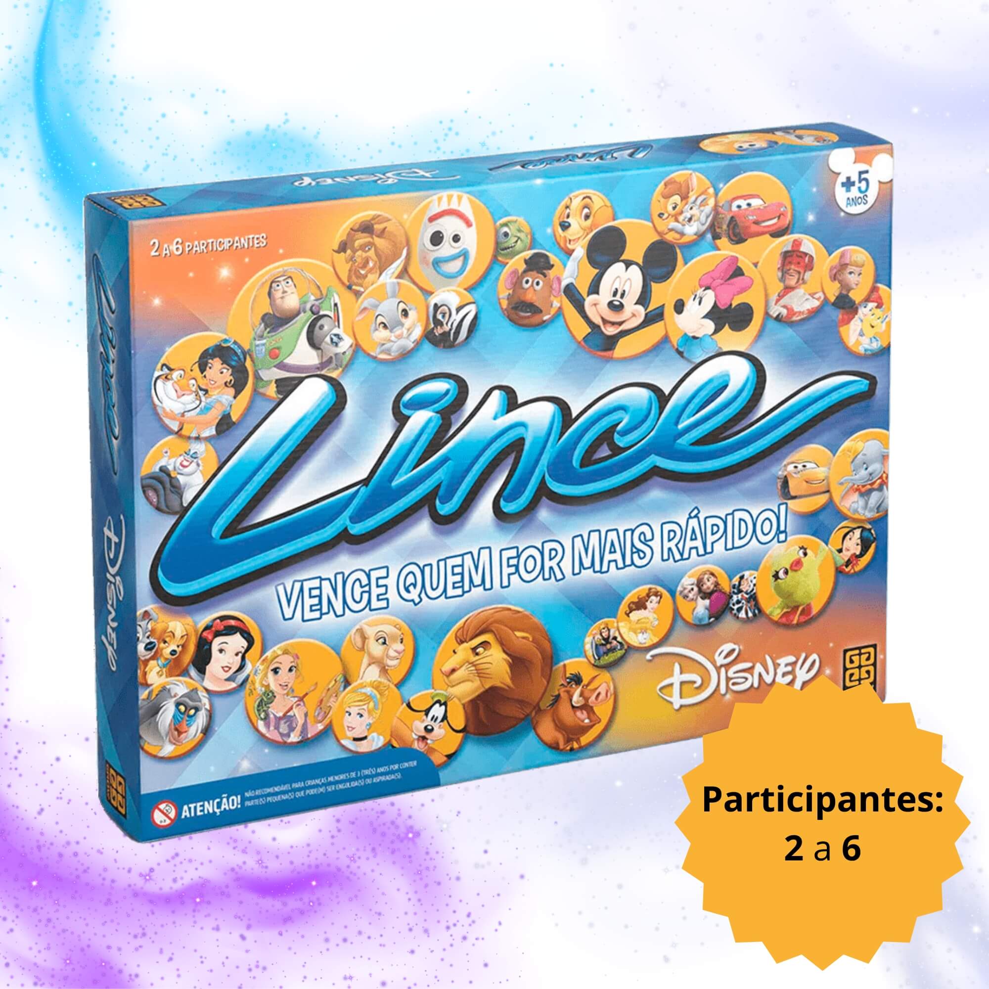 Brinquedo Jogo de Tabuleiro Lince Disney Grow - 02393