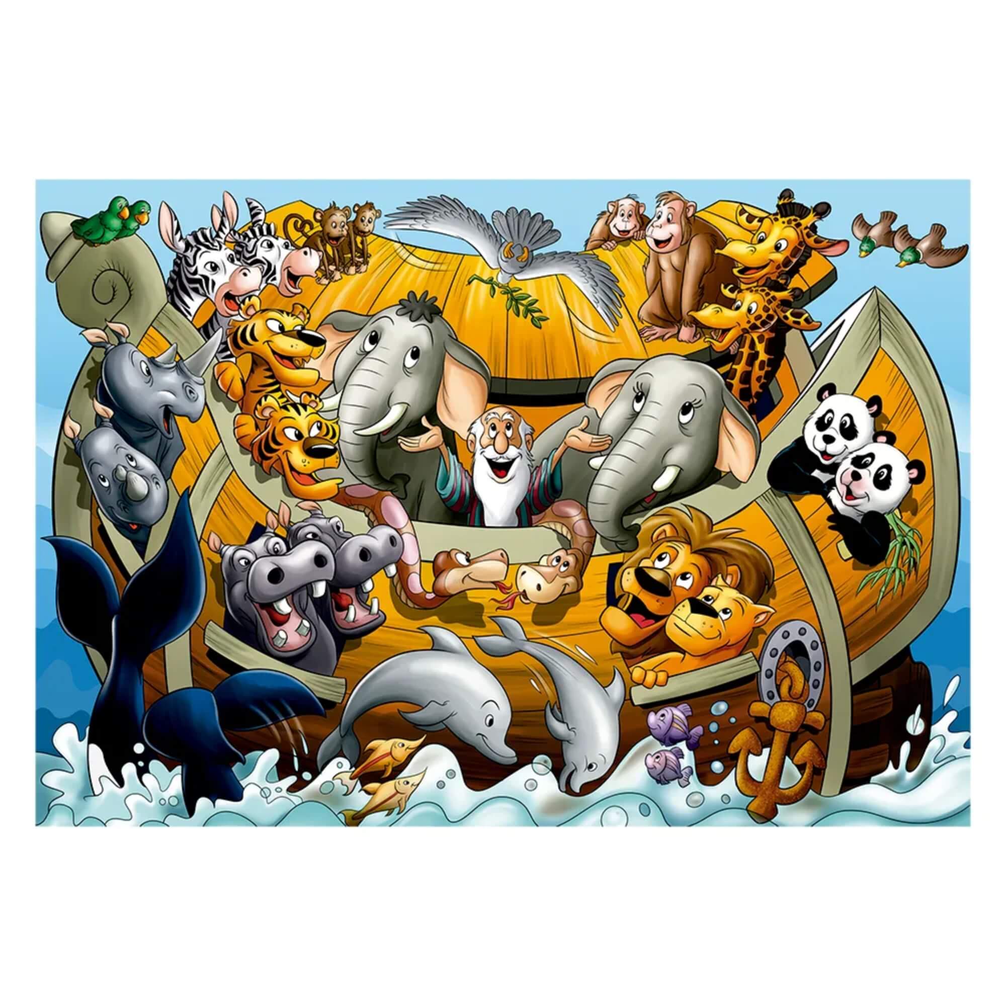 Brinquedo Infantil Quebra-Cabeça Puzzle Arca de Noé 30 Peças Grow - 02884