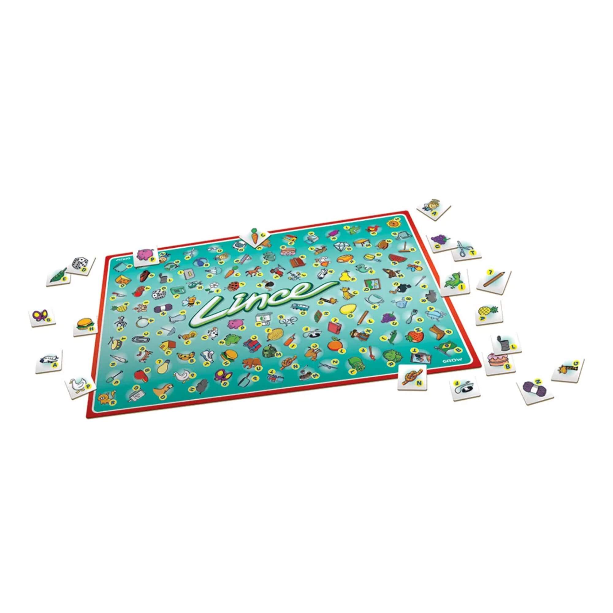 Brinquedo Jogo de Tabuleiro Lince Alfabeto Grow - 03448