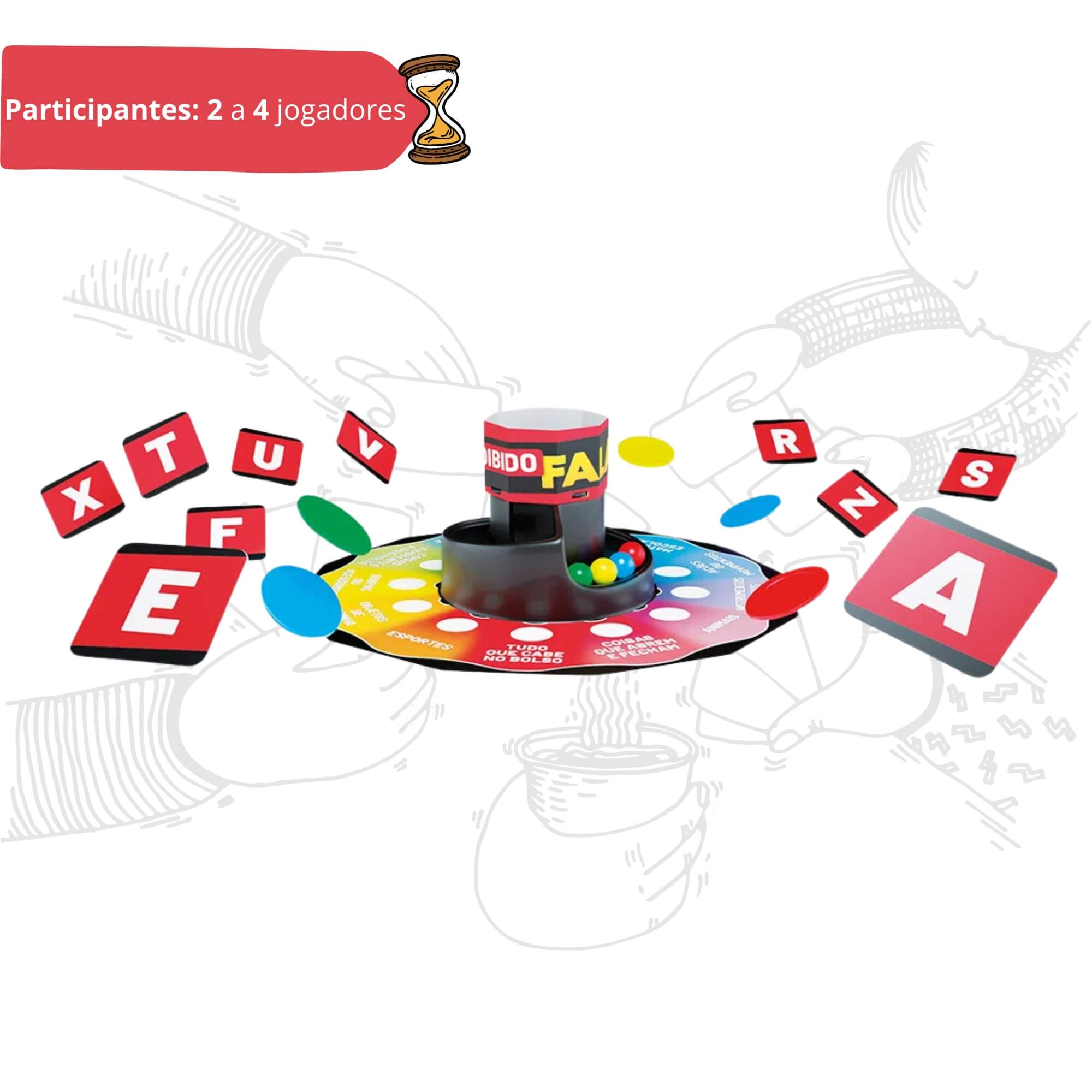 Brinquedo Jogo de Tabuleiro É Proibido Falar Grow - 03454