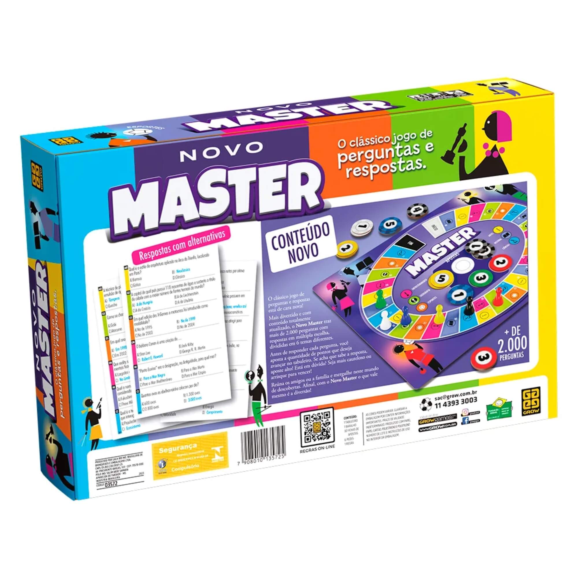 Brinquedo Jogo de Tabuleiro Master Grow - 03572