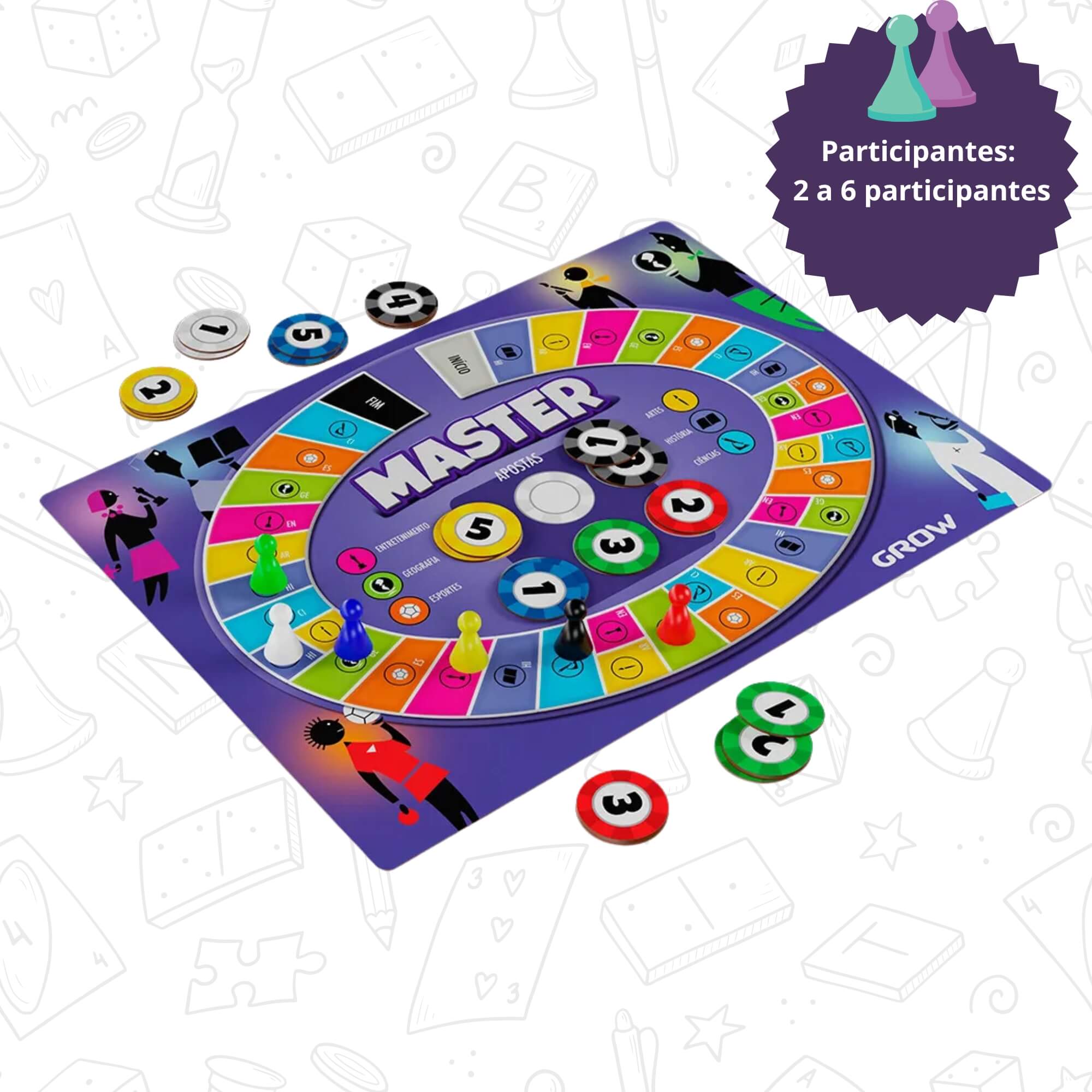 Brinquedo Jogo de Tabuleiro Master Grow - 03572