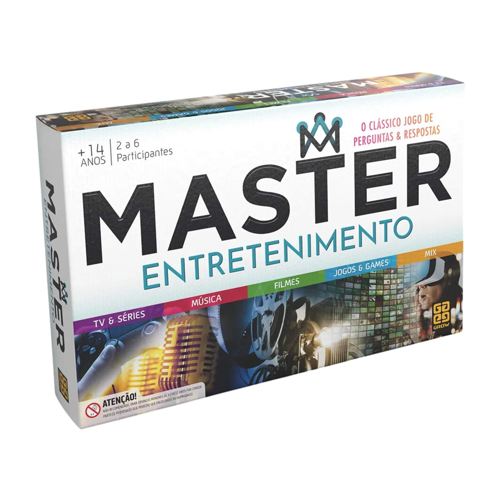 Brinquedo Jogo de Perguntas e Respostas Master Entretenimento Grow - 03718
