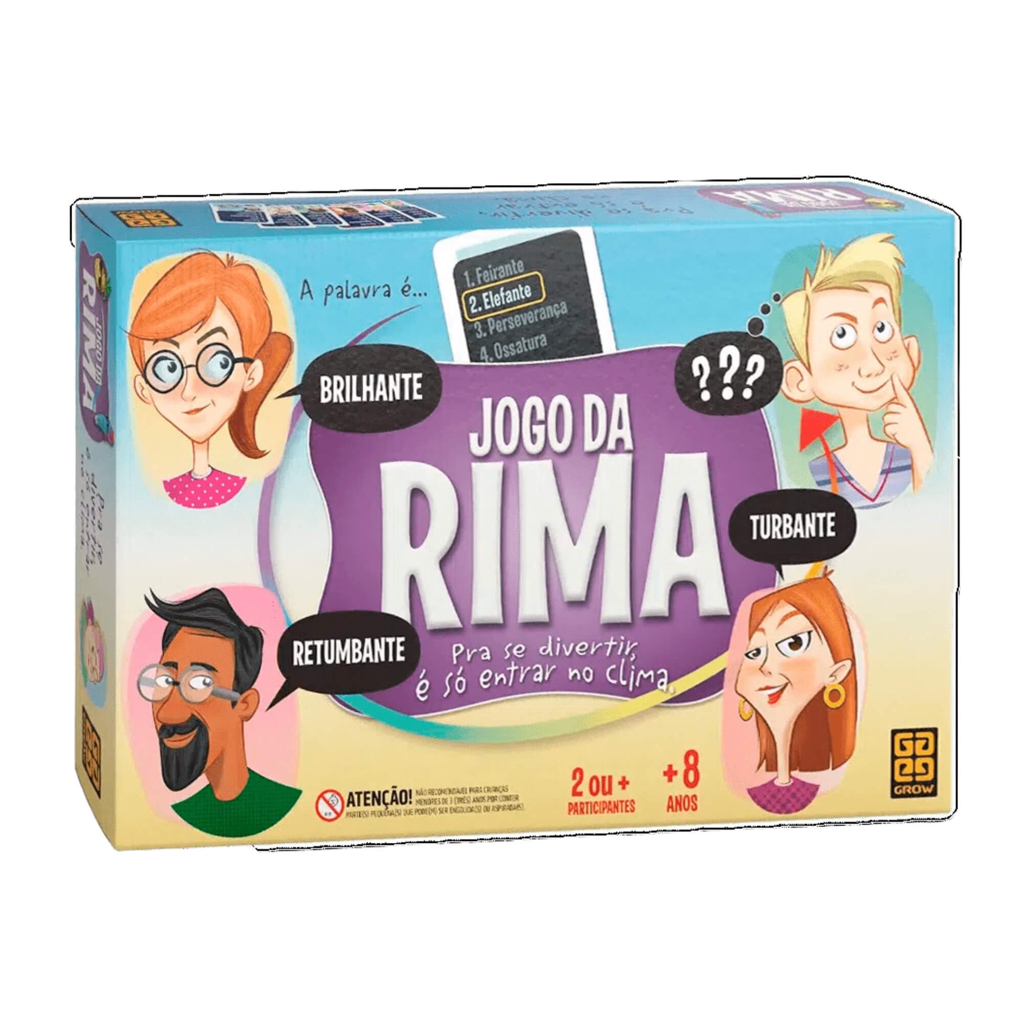 Brinquedo Infantil Jogo da Rima Grow - 03719