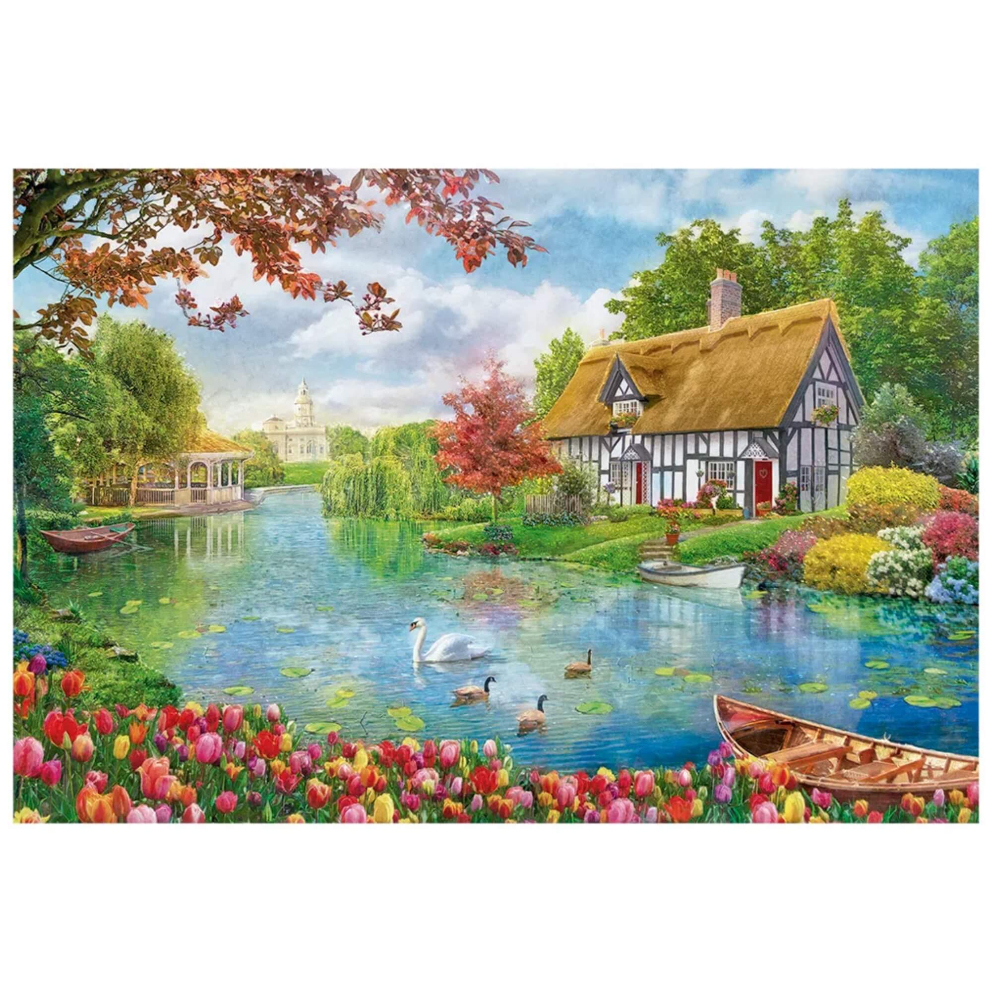 Quebra-Cabeça Puzzle Recanto das Flores 6000 Peças Grow - 03741