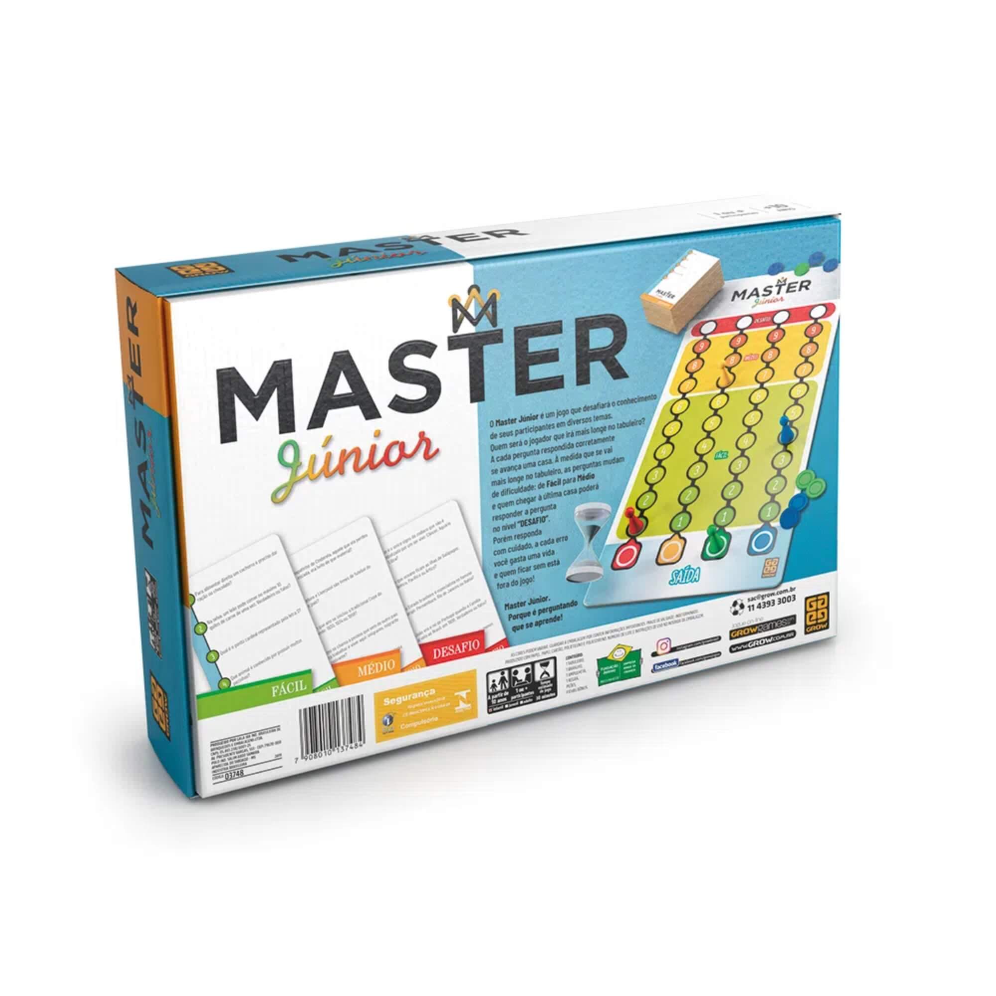 Jogo de Curiosidades Master Júnior Grow - 03748