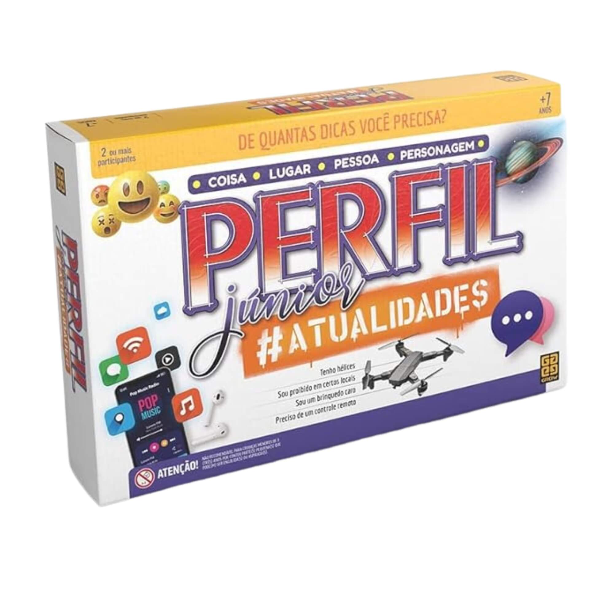 Jogo de Tabuleiro Perfil Júnior Atualidades Grow - 03836