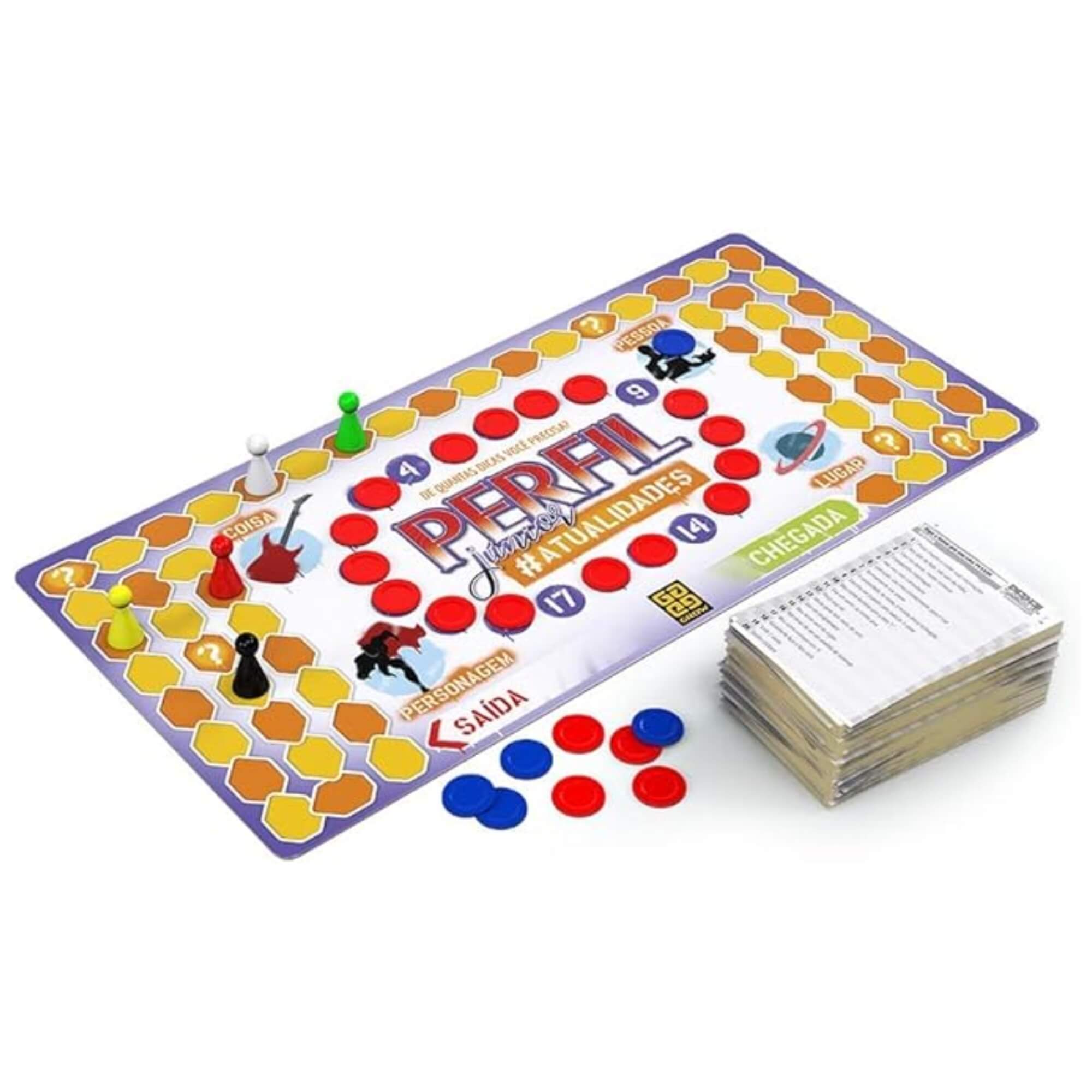 Jogo de Tabuleiro Perfil Júnior Atualidades Grow - 03836