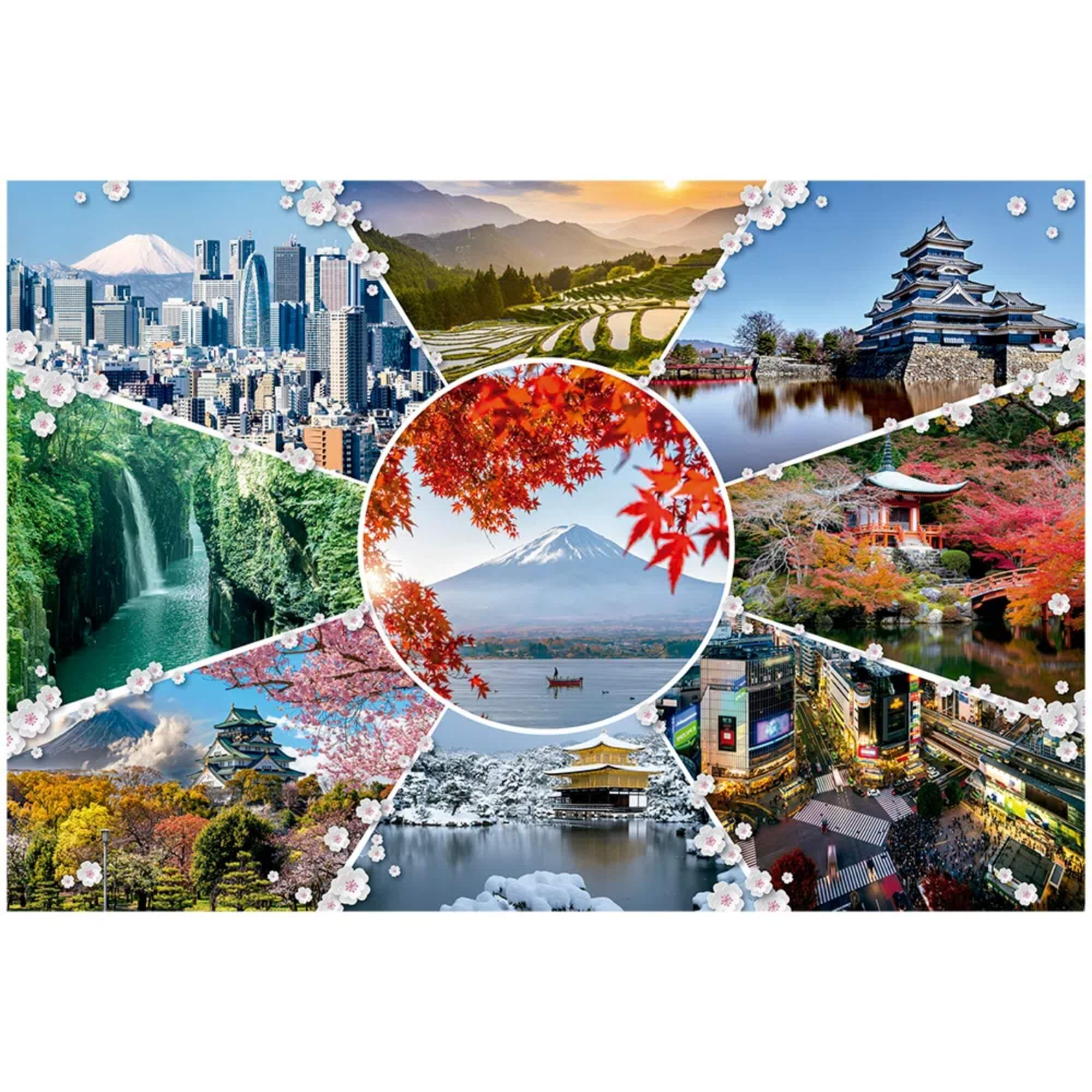 Quebra-Cabeça Puzzle Paisagens do Japão 6000 Peças Grow - 03950