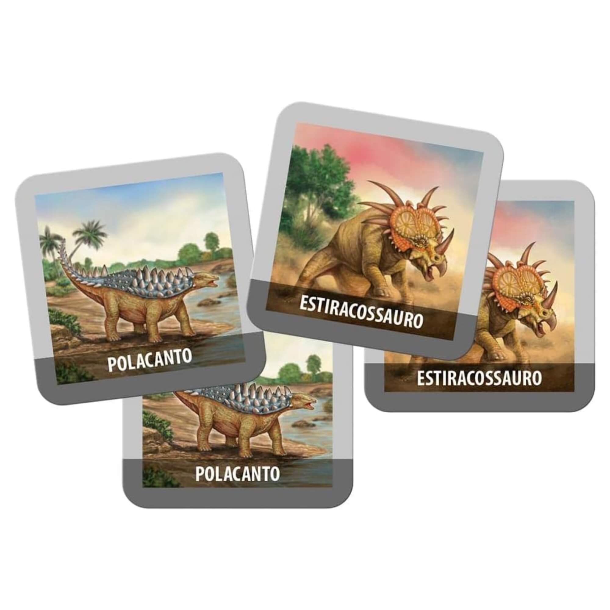 Brinquedo Jogo de Cartas Supermemória Dinossauros Grow - 04210