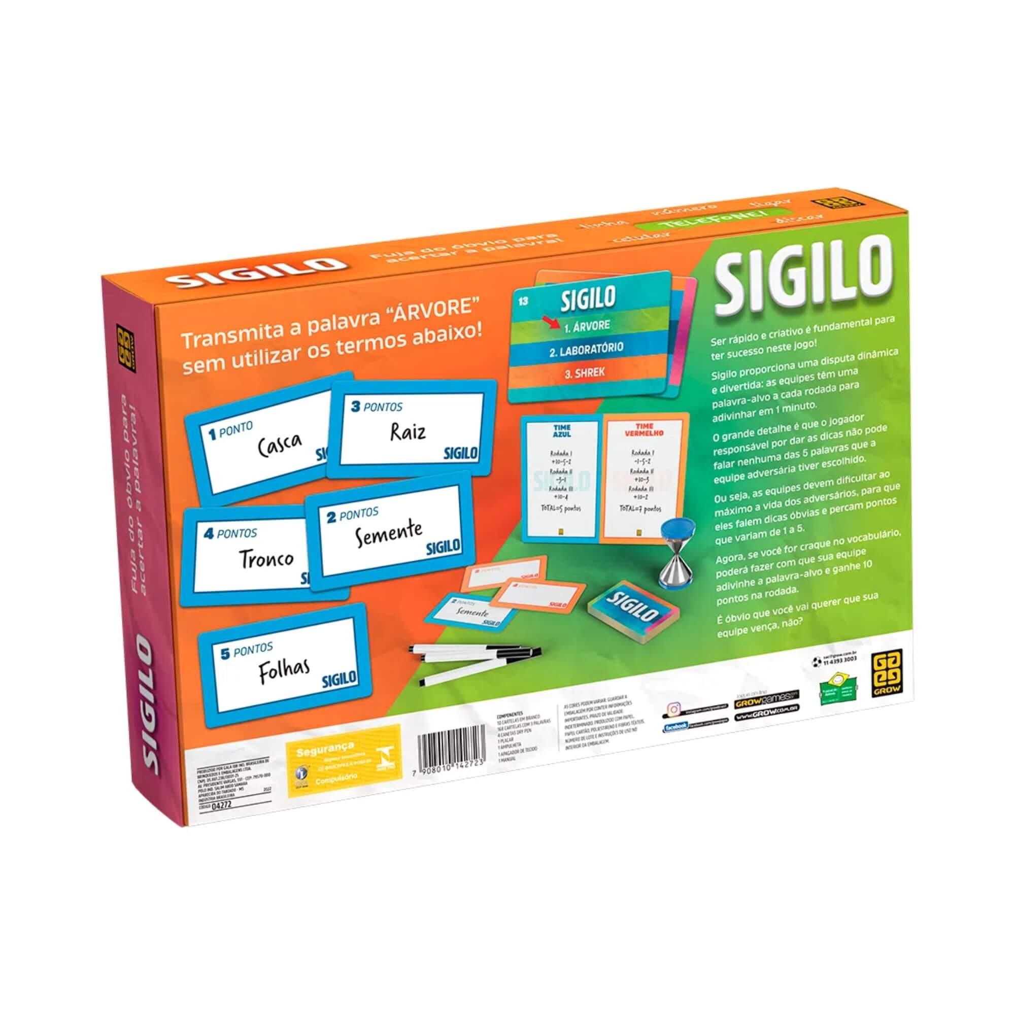 Jogo de Adivinhar Palavras Sigilo Grow - 04272