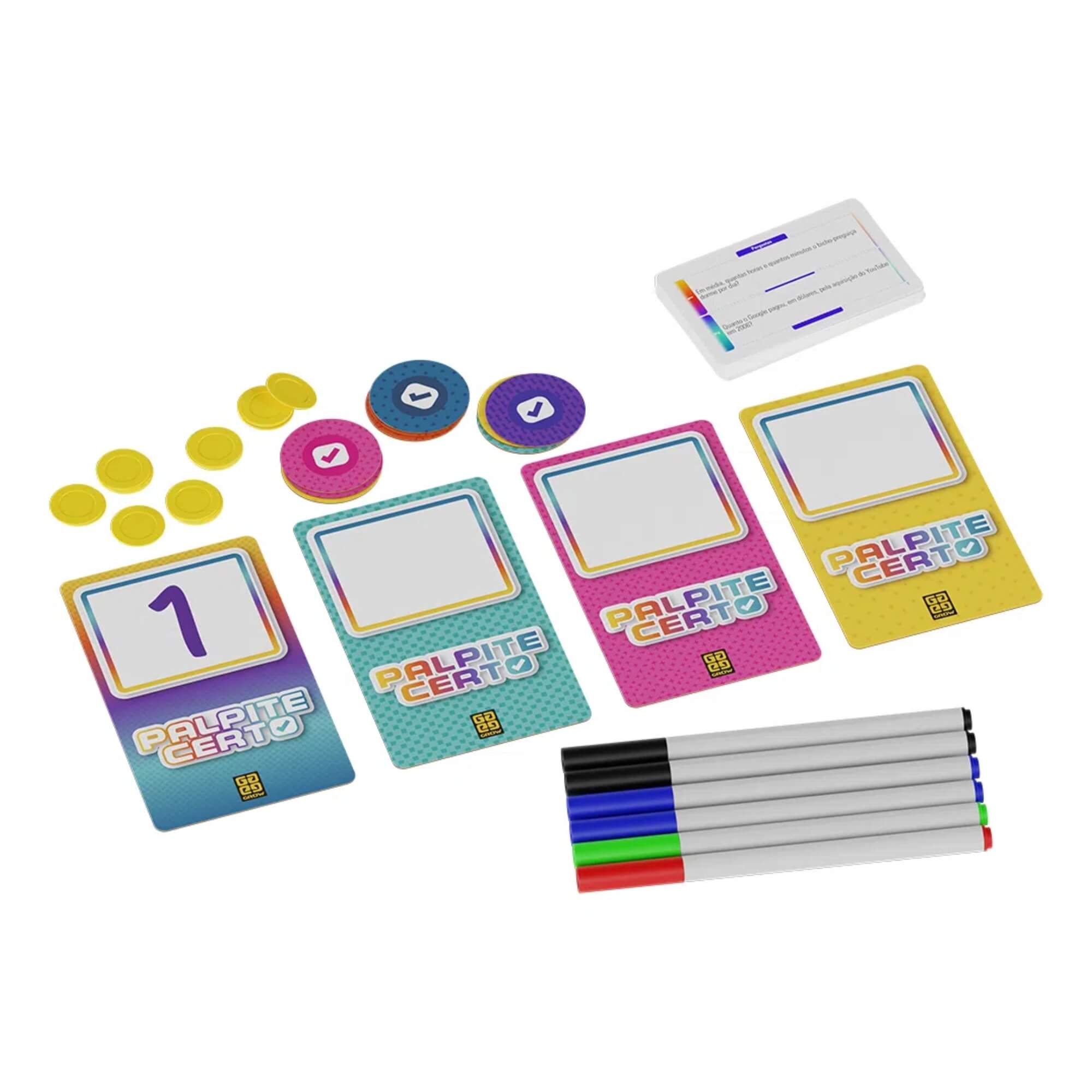 Jogo de Cartas Palpite Certo Grow - 04358