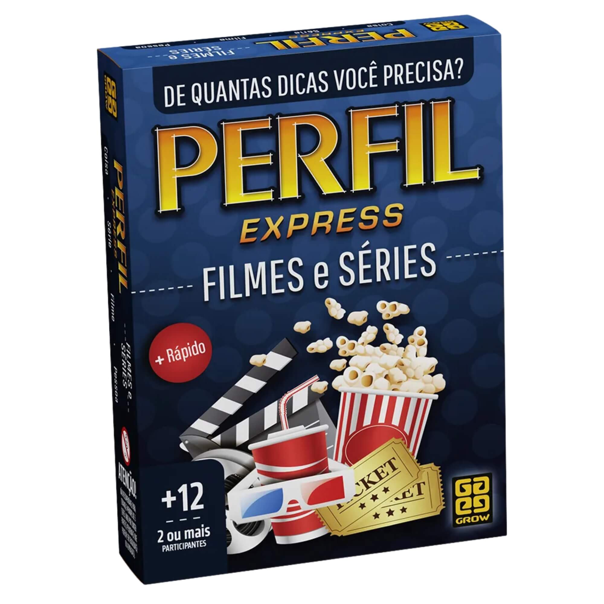 Jogo de Perguntas e Respostas Perfil Express Filmes e Séries Grow - 04364
