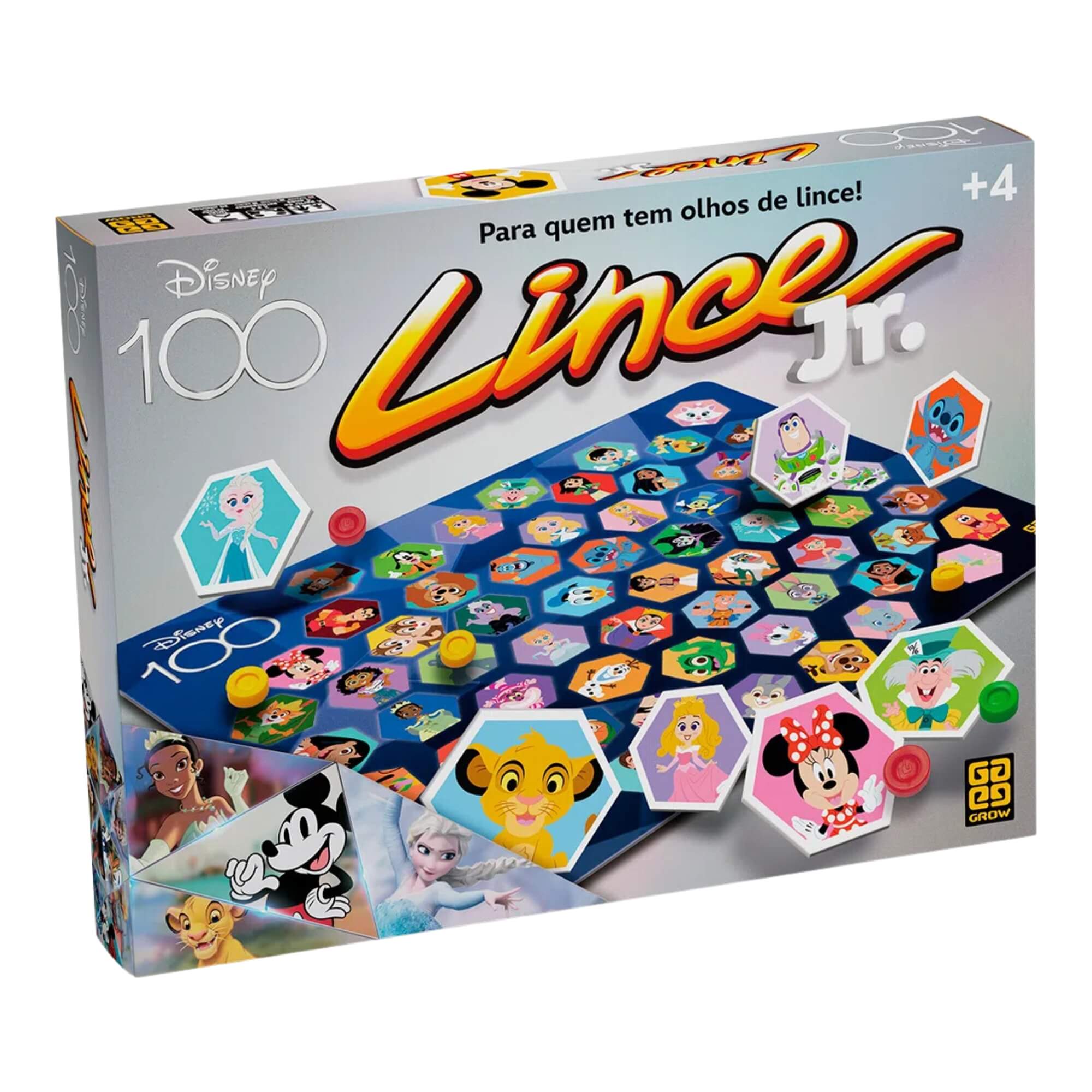 Jogo Infantil Lince Júnior Disney 100 anos Grow - 04429