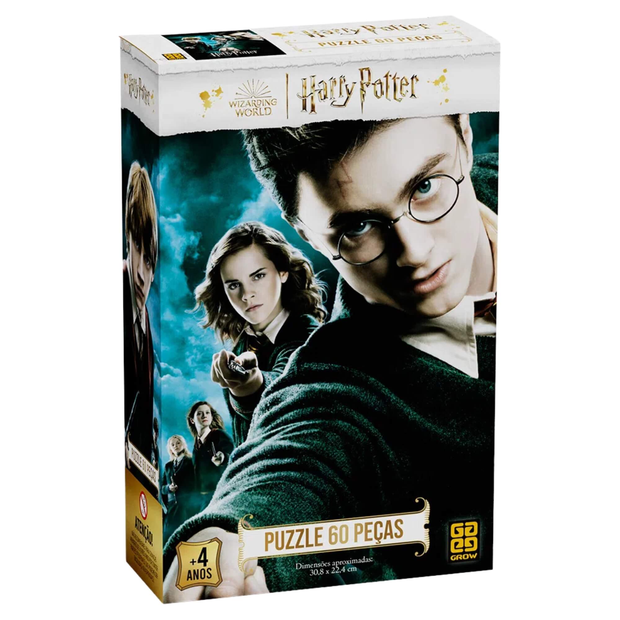 Quebra-Cabeça Puzzle Harry Potter 60 peças Grow - 04499