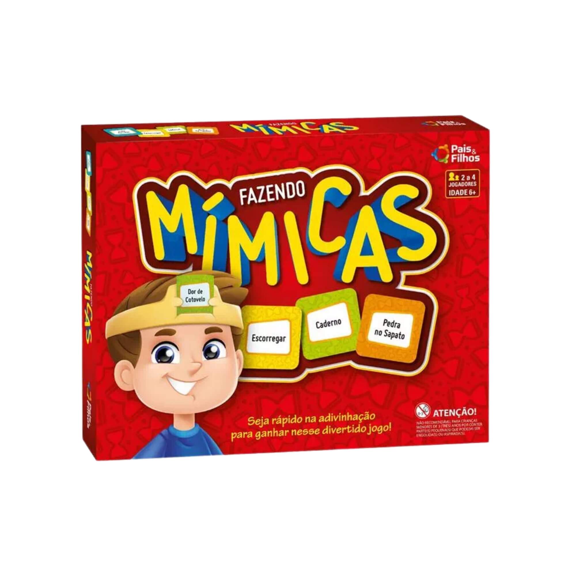 Jogo de Adivinhação Fazendo Mimicas Pais e Filhos - 0987-1