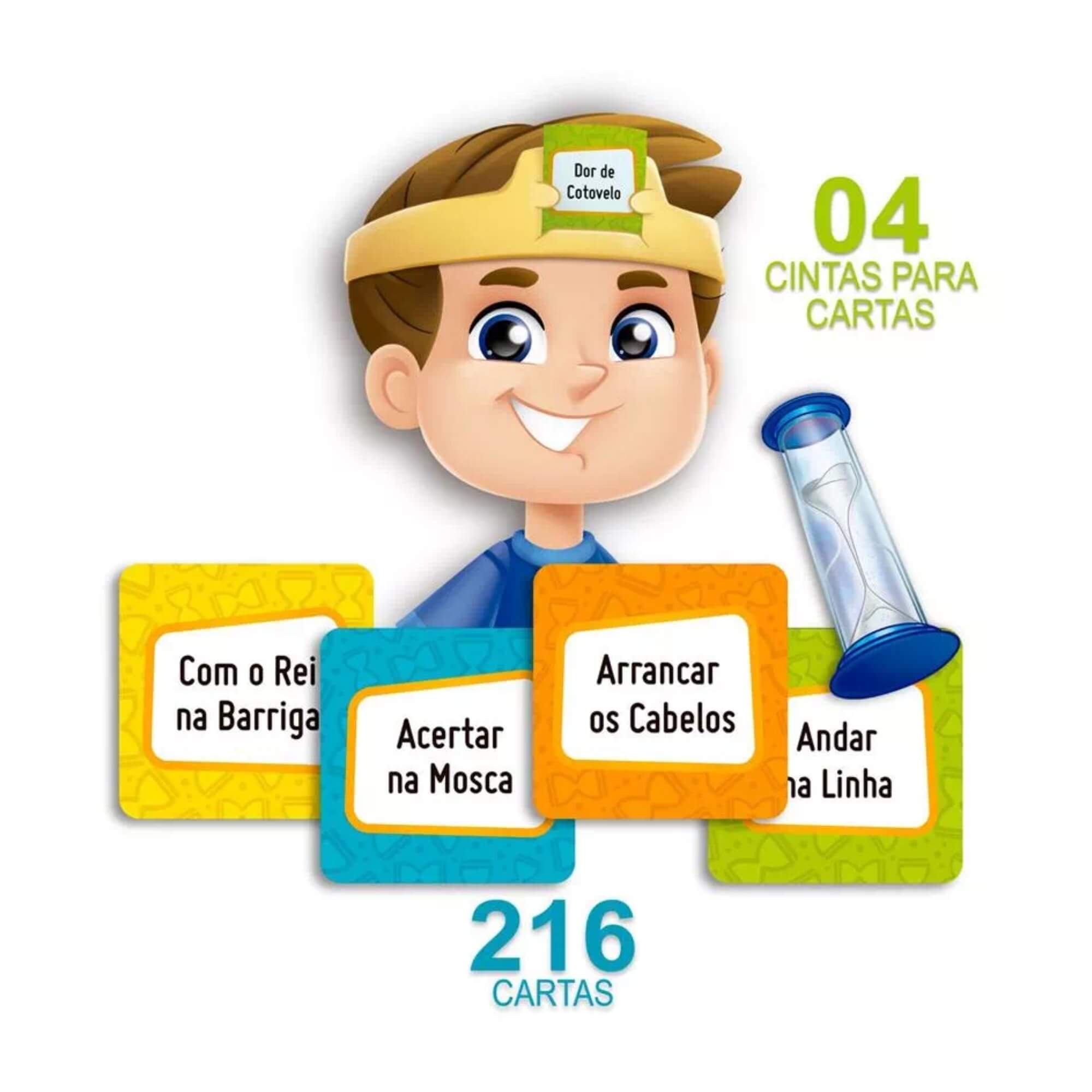 Jogo de Adivinhação Fazendo Mimicas Pais e Filhos - 0987-1