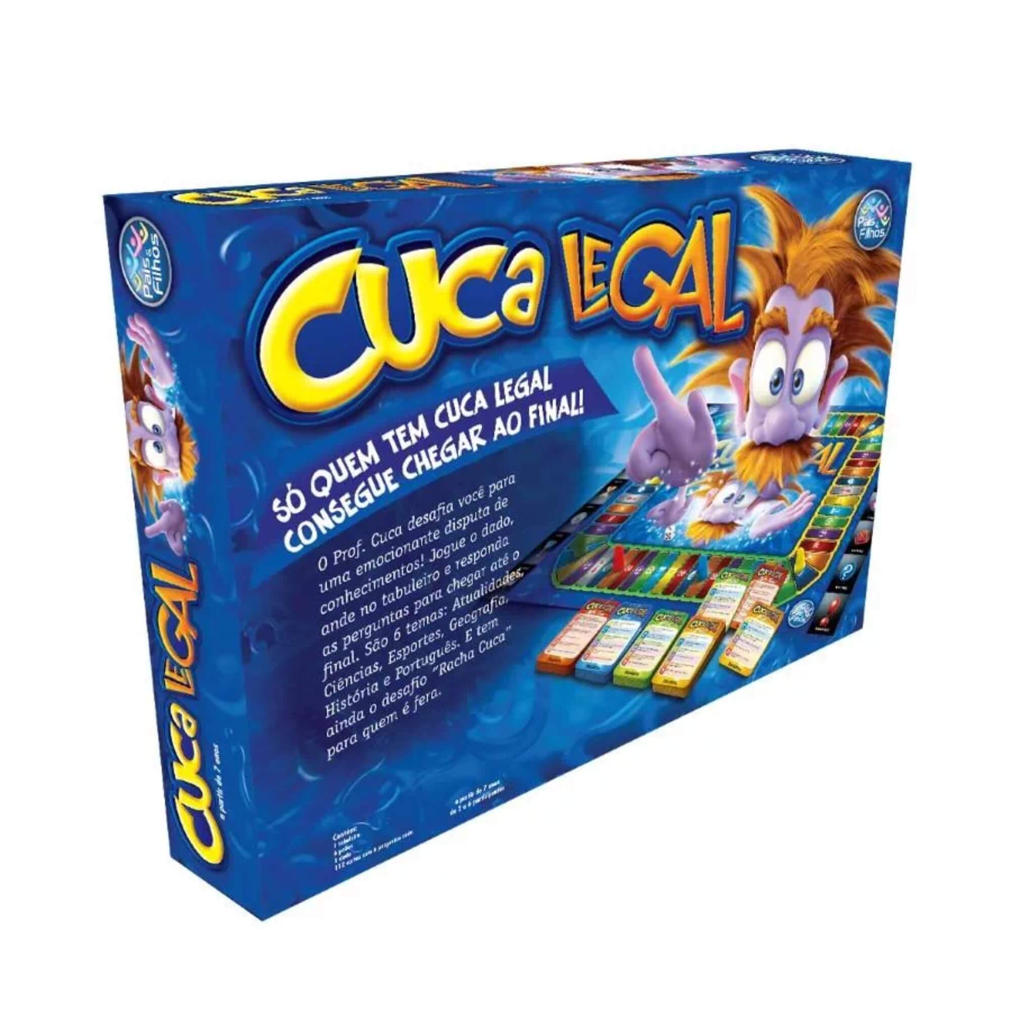 Jogo de Conhecimentos Gerais Cuca Legal Pais e Filhos - 1178-1