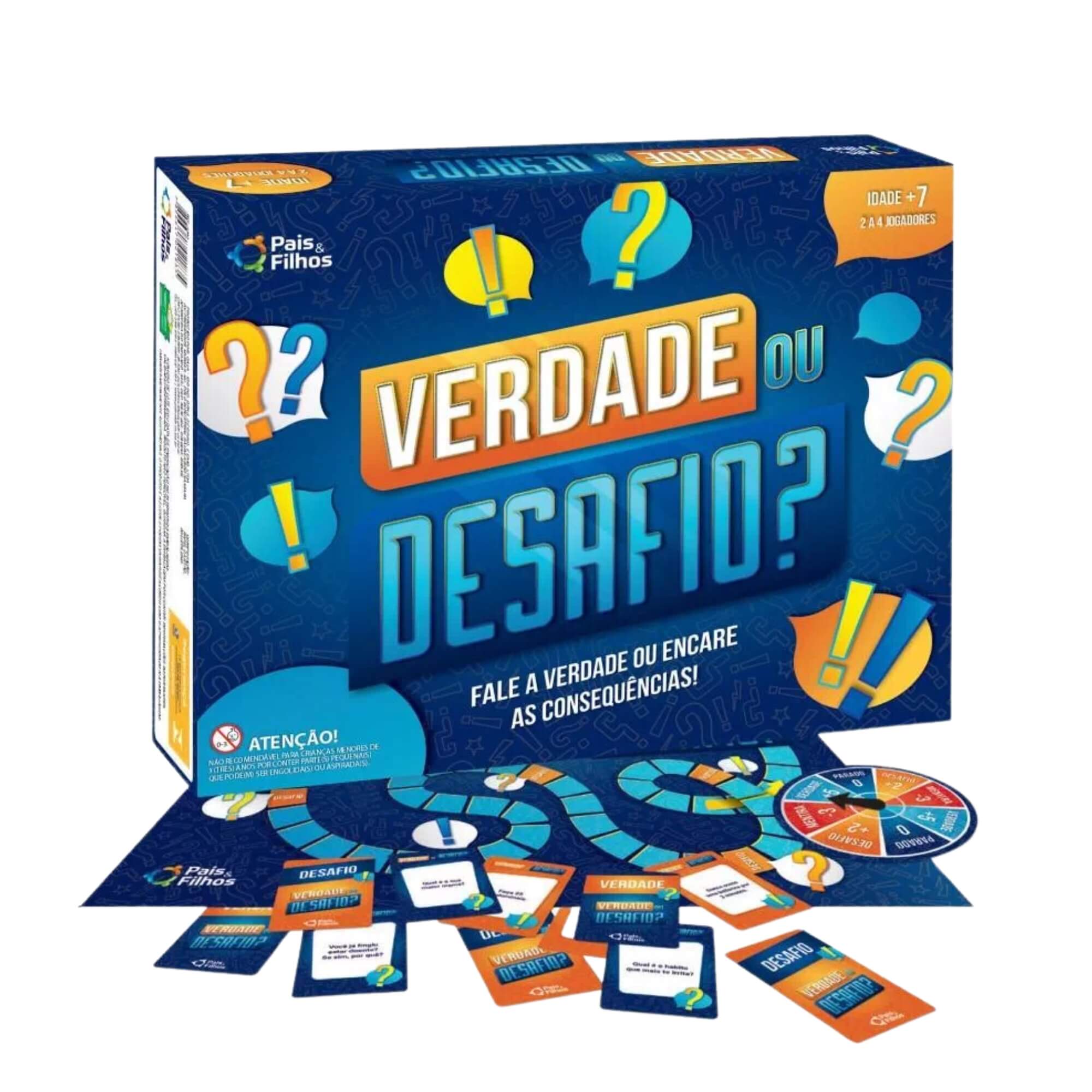 Jogo de Tabuleiro Verdade ou Desafio? Pais e Filhos - 2183-1
