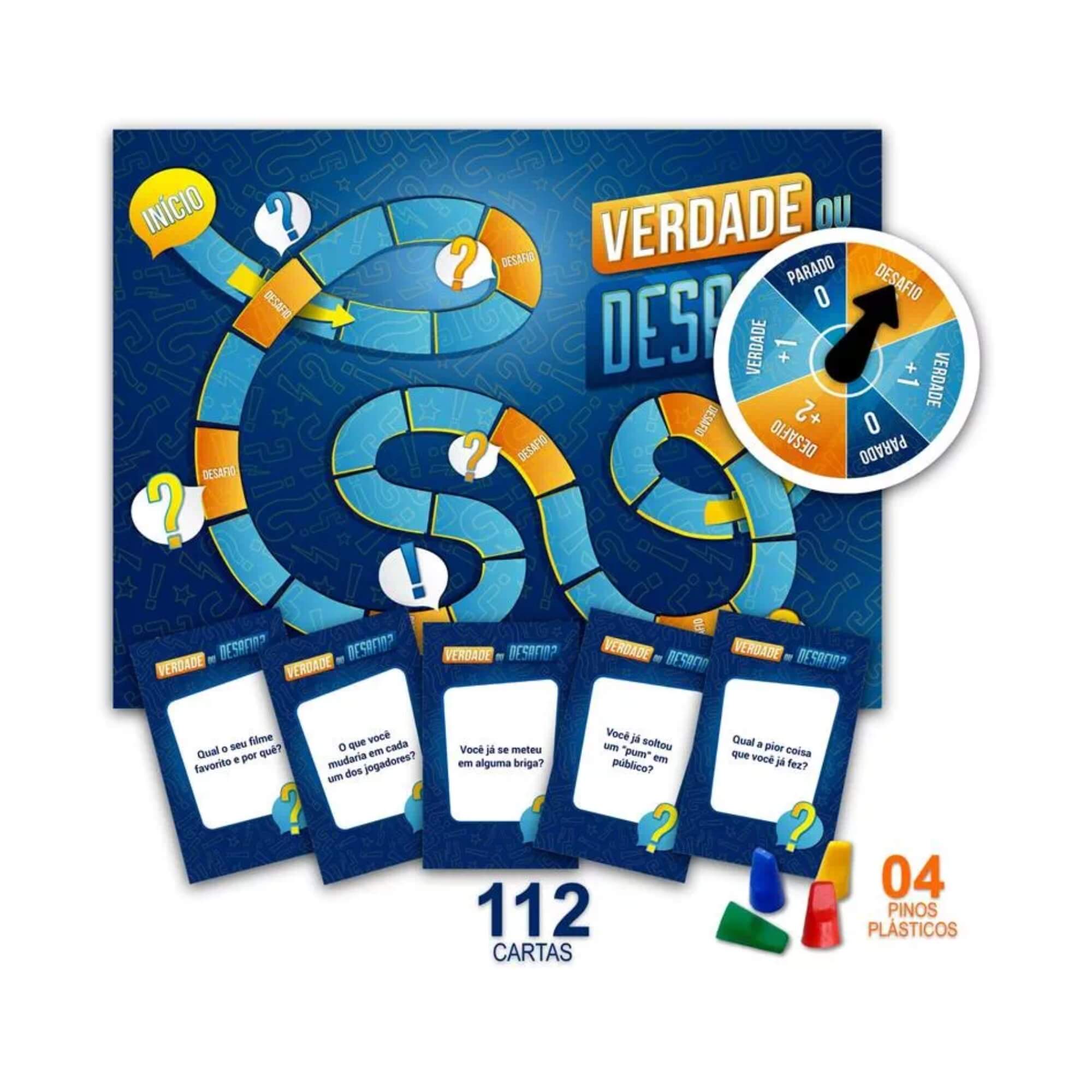 Jogo de Tabuleiro Verdade ou Desafio? Pais e Filhos - 2183-1