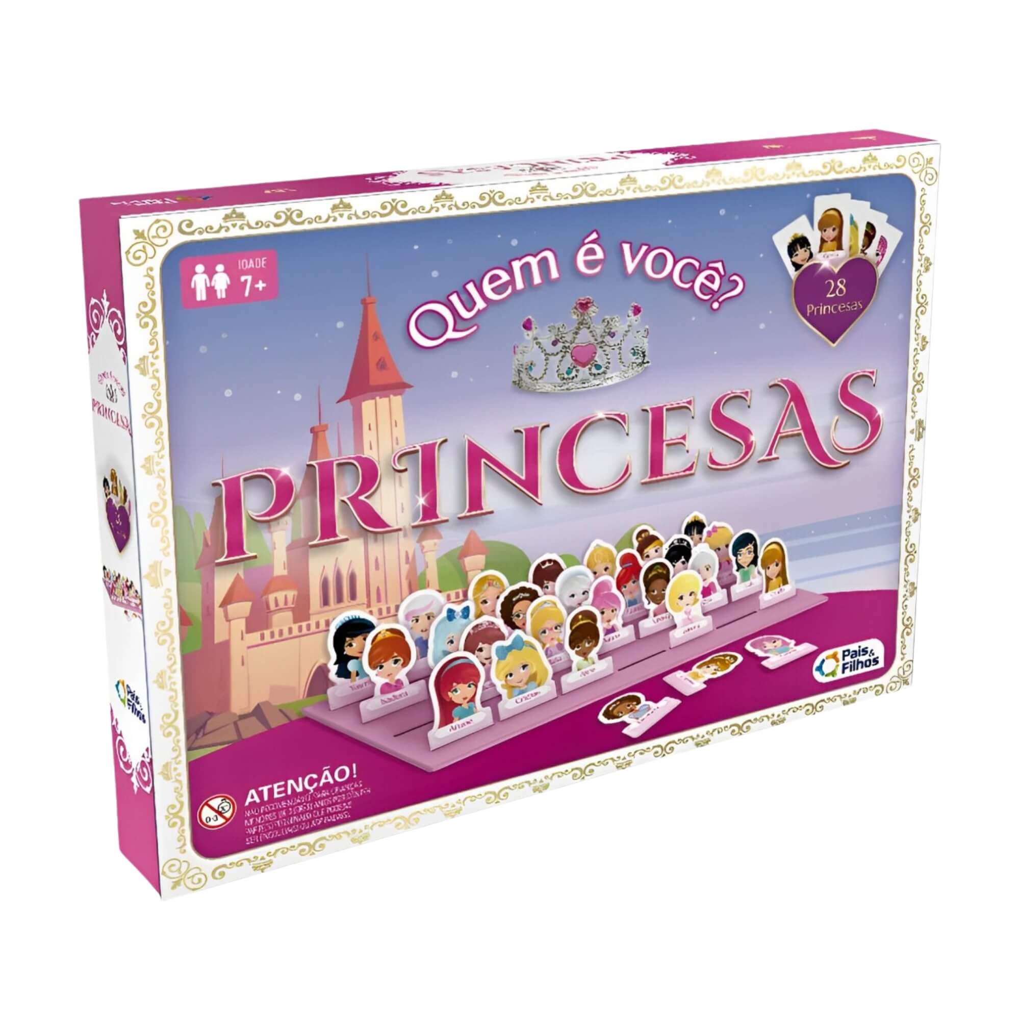 Jogo Infantil Quem é Você? Princesas Pais e Filhos - 2822-1