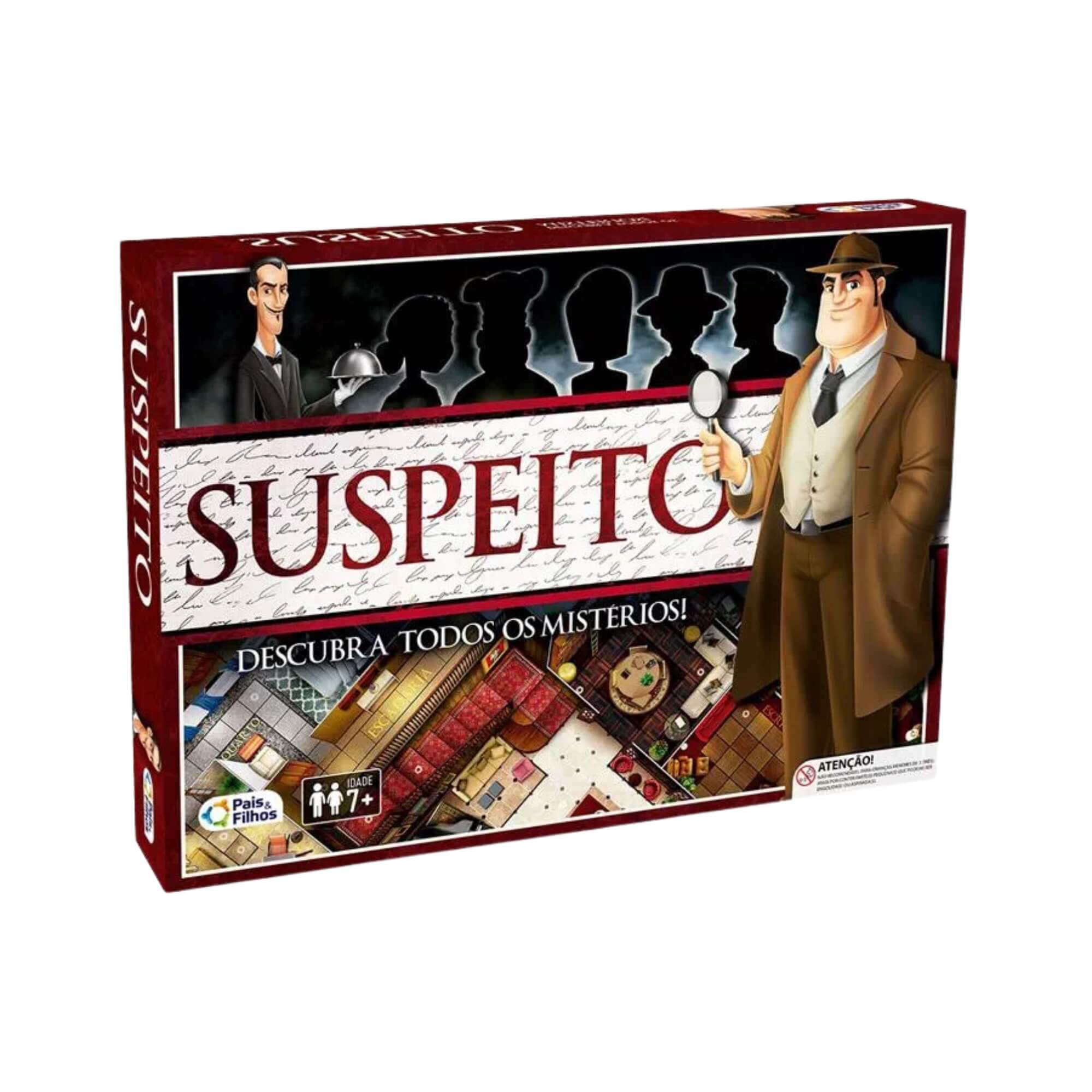 Jogo de Tabuleiro Suspeito Pais e Filhos - 2866-1