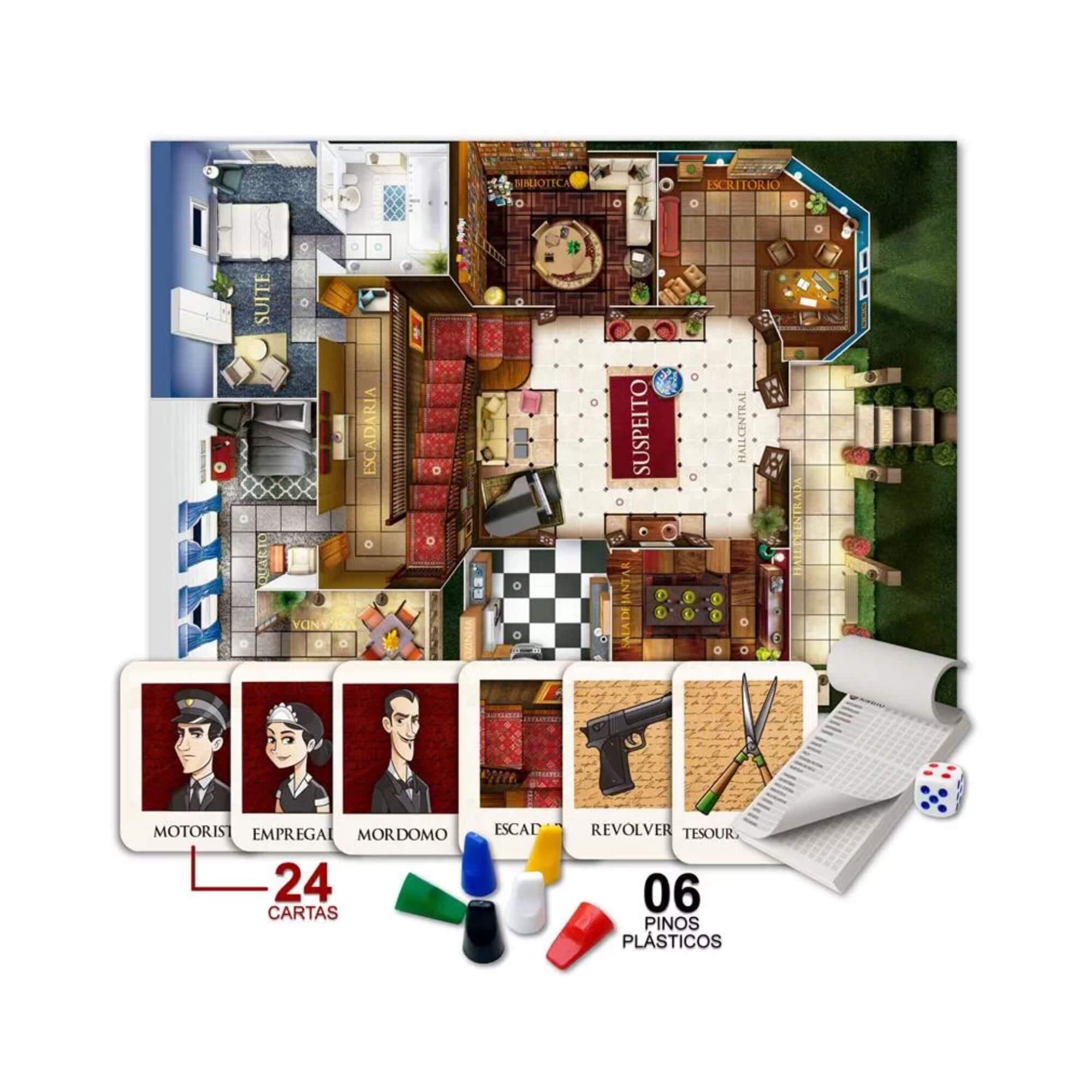 Jogo de Tabuleiro Suspeito Pais e Filhos - 2866-1