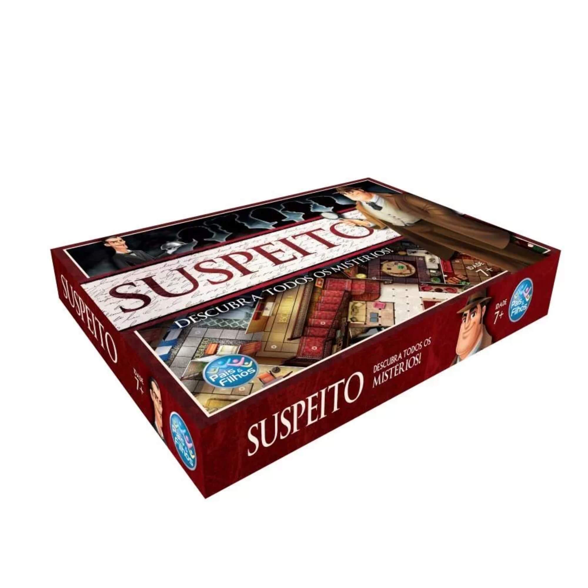 Jogo de Tabuleiro Suspeito Pais e Filhos - 2866-1